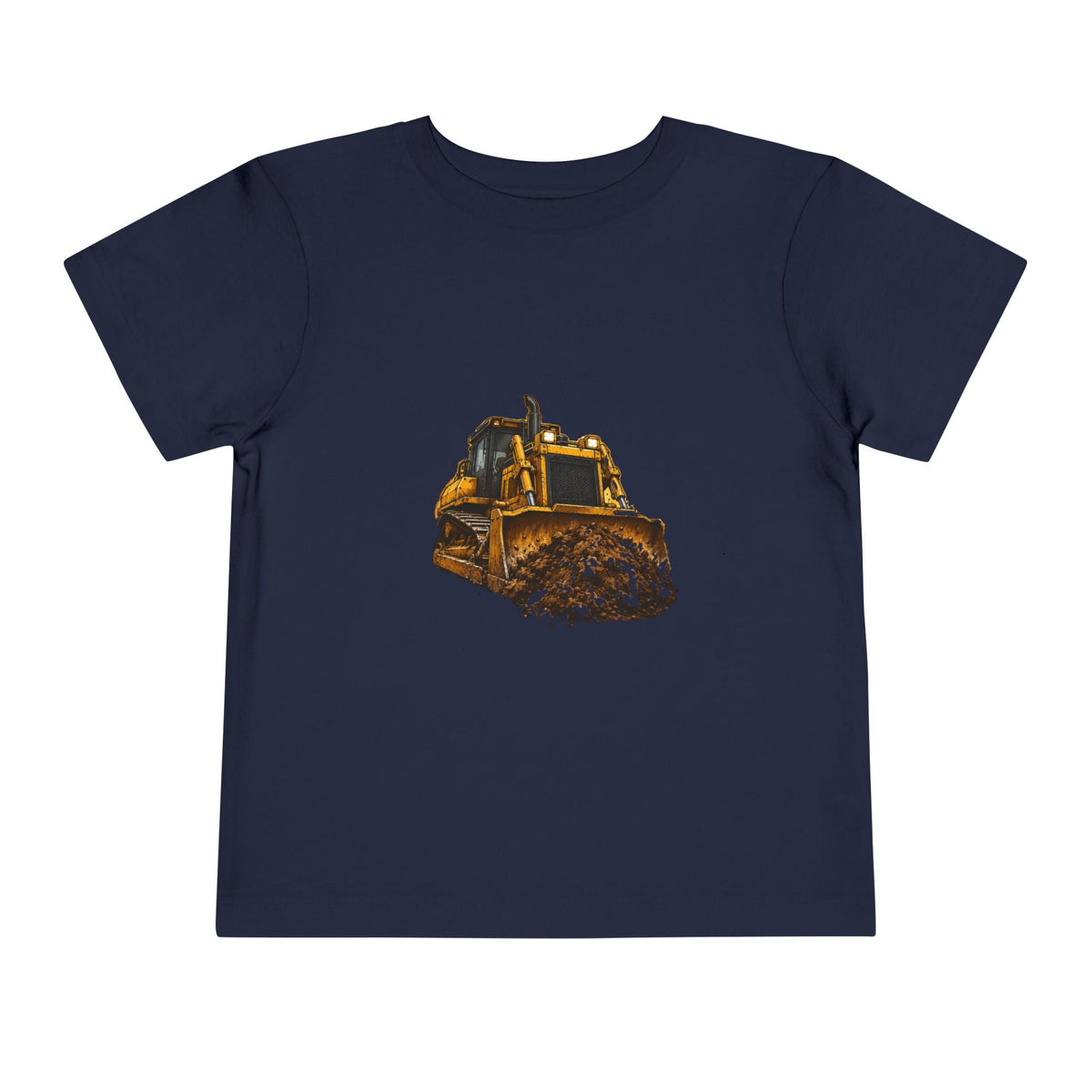 Toddler Bulldozer Tee - Construction Truck Kids Shirt - Front Patch Kids Co.