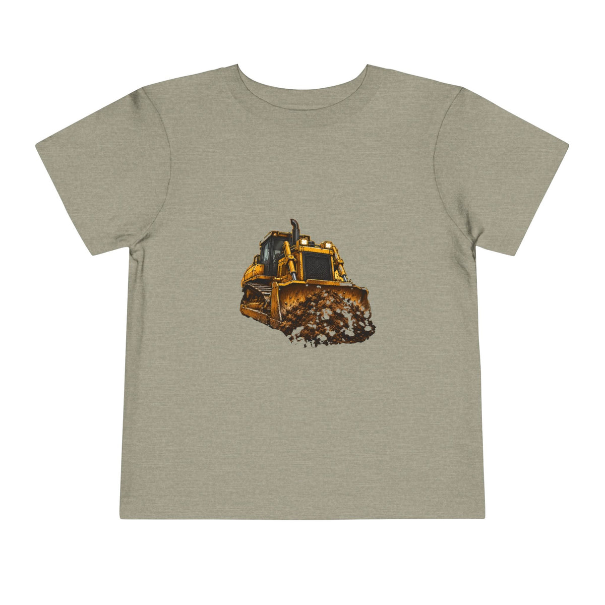 Toddler Bulldozer Tee - Construction Truck Kids Shirt - Front Patch Kids Co.