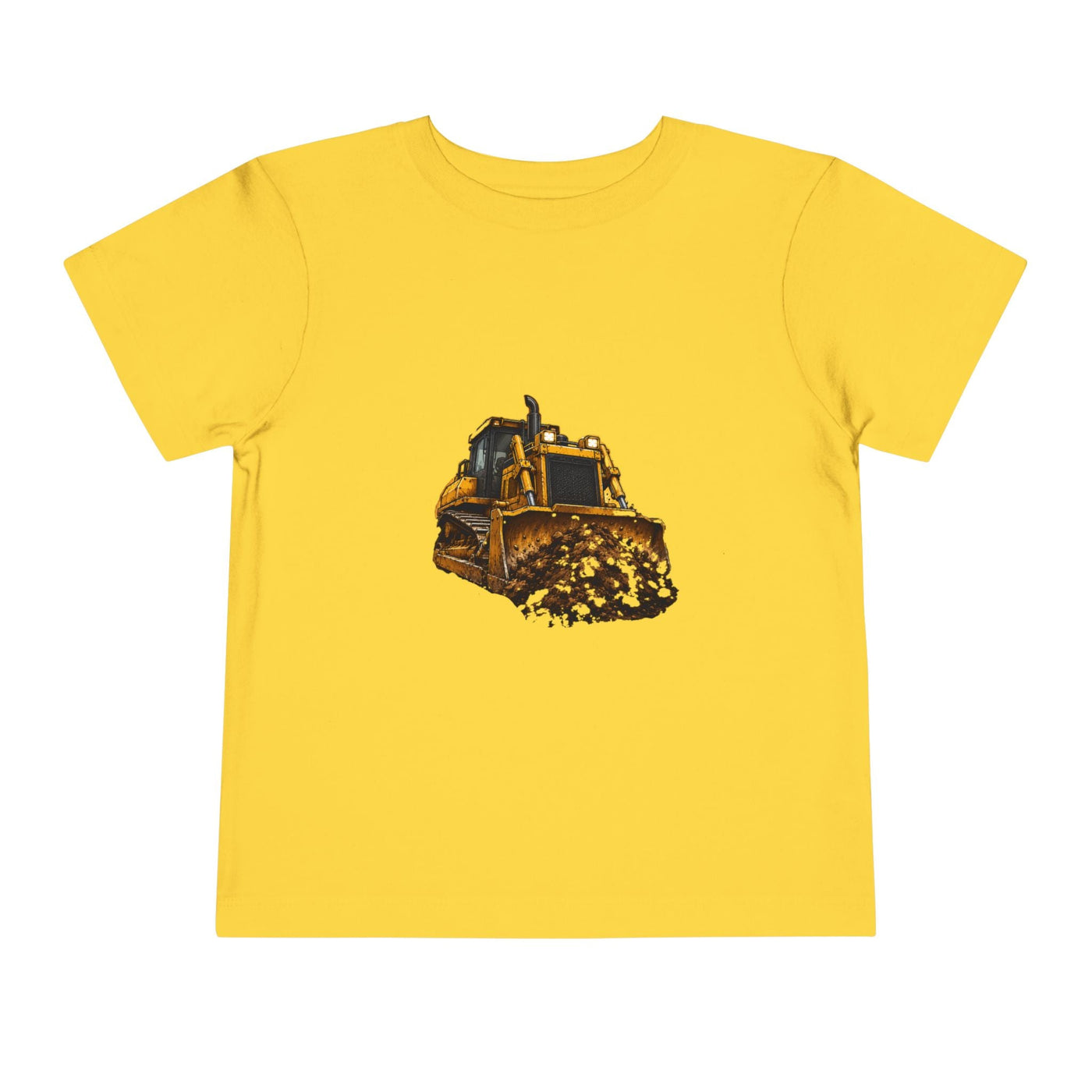 Toddler Bulldozer Tee - Construction Truck Kids Shirt - Front Patch Kids Co.
