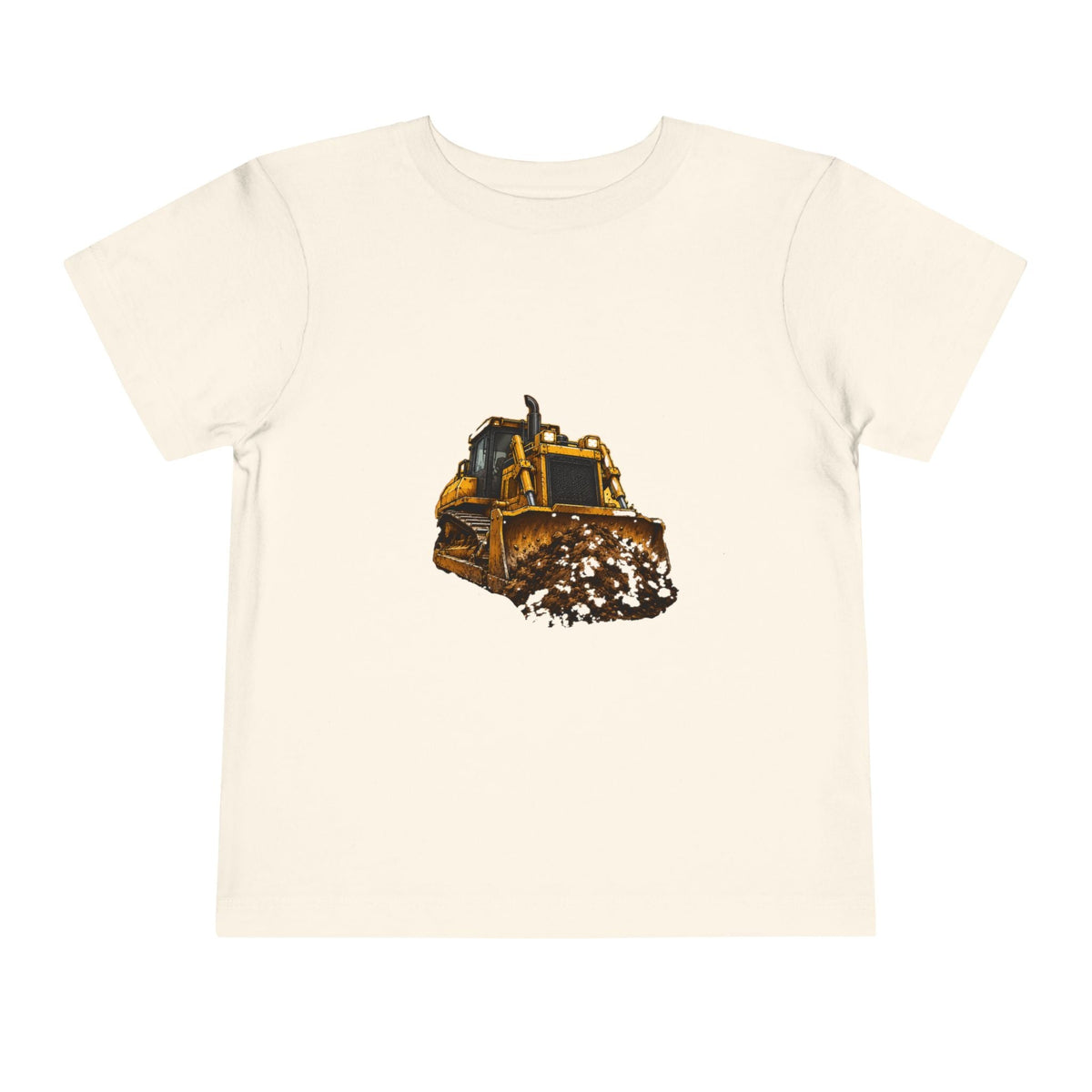 Toddler Bulldozer Tee - Construction Truck Kids Shirt - Front Patch Kids Co.