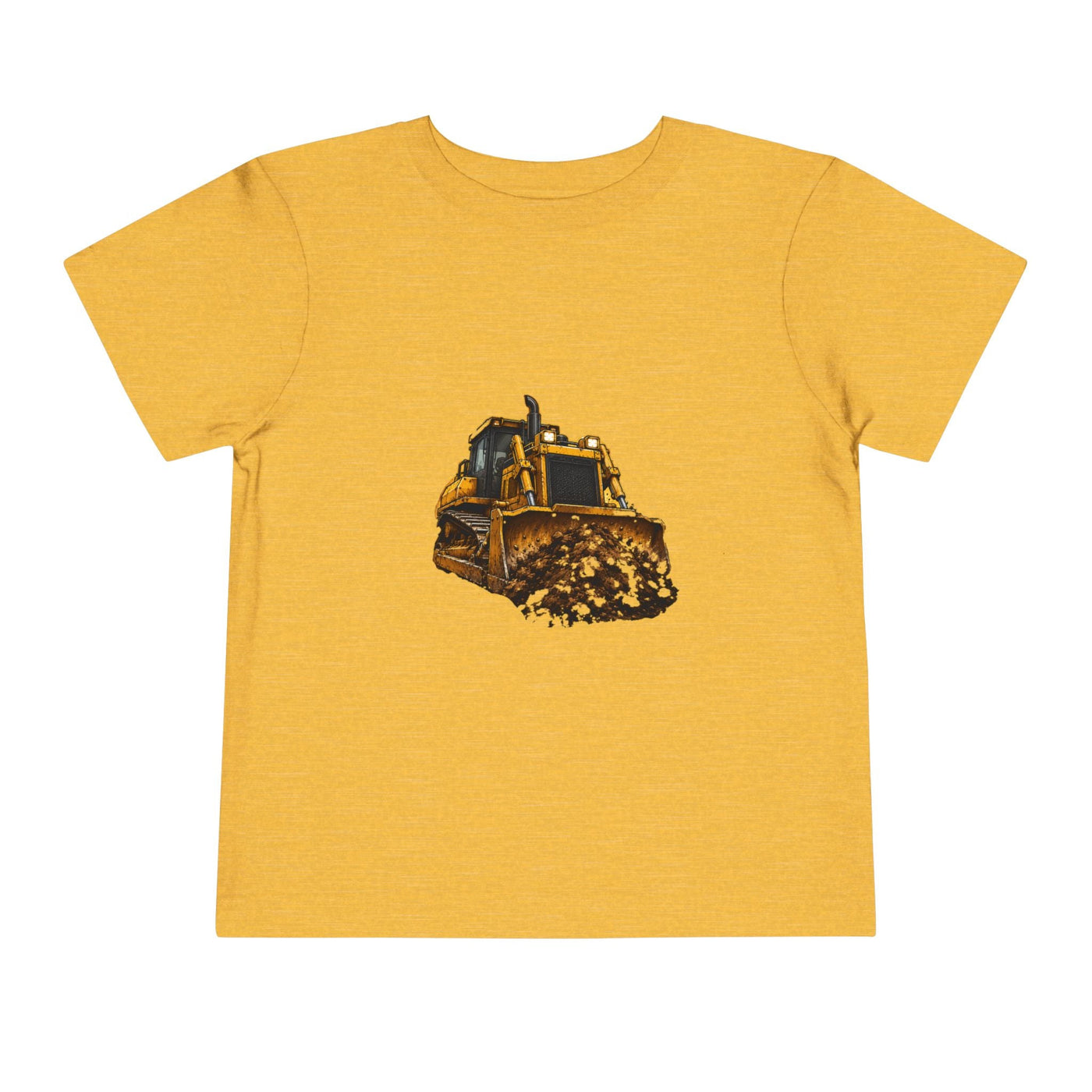 Toddler Bulldozer Tee - Construction Truck Kids Shirt - Front Patch Kids Co.