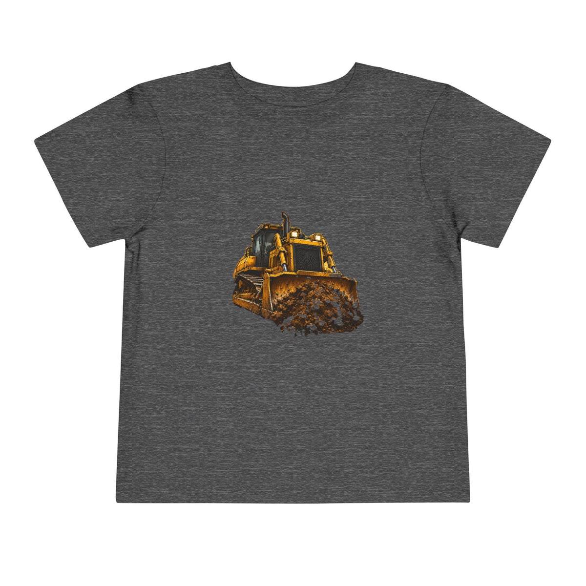 Toddler Bulldozer Tee - Construction Truck Kids Shirt - Front Patch Kids Co.