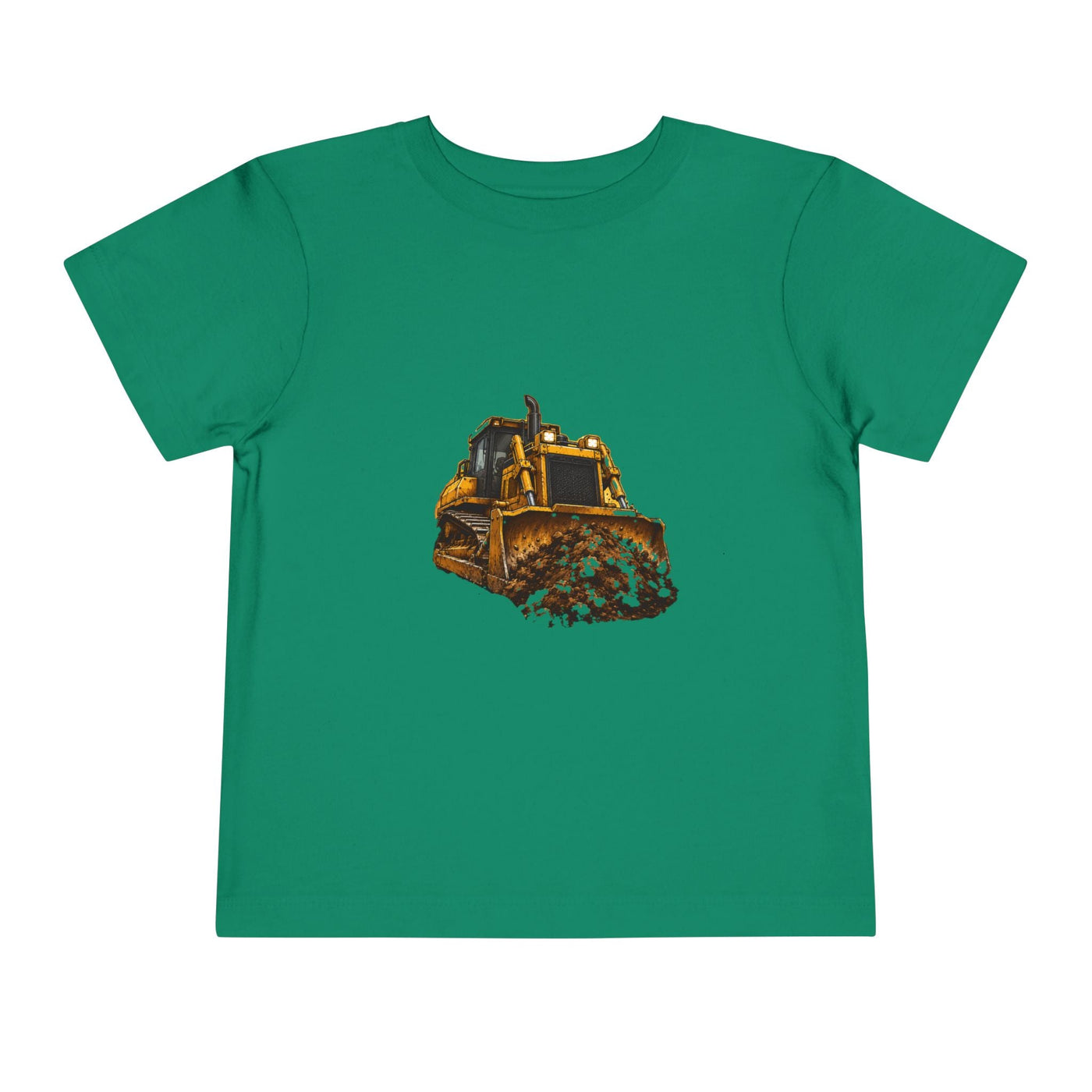 Toddler Bulldozer Tee - Construction Truck Kids Shirt - Front Patch Kids Co.