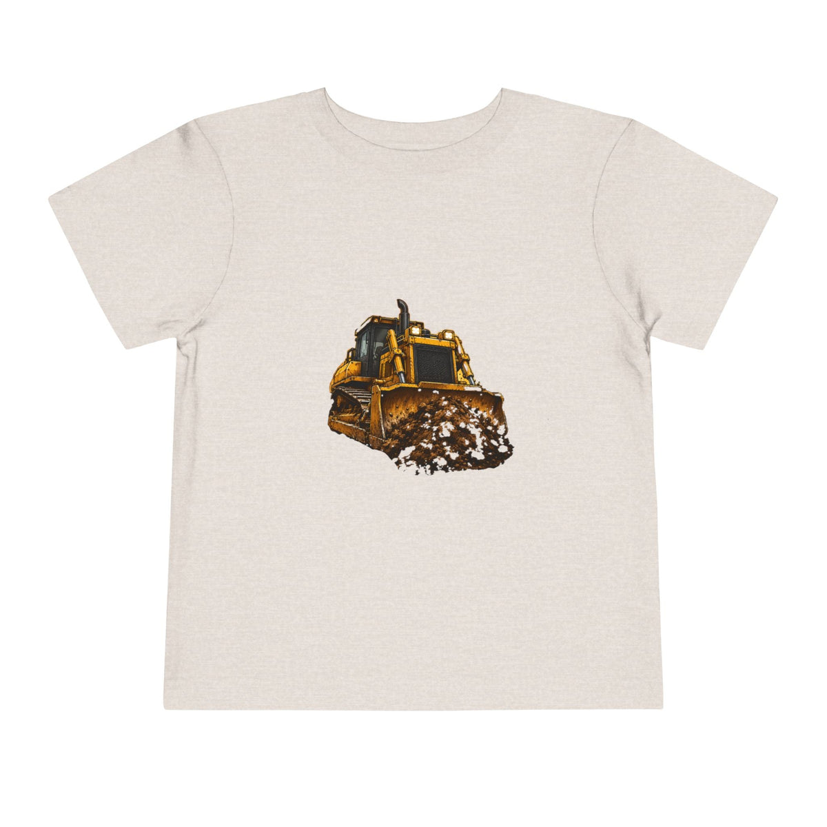 Toddler Bulldozer Tee - Construction Truck Kids Shirt - Front Patch Kids Co.