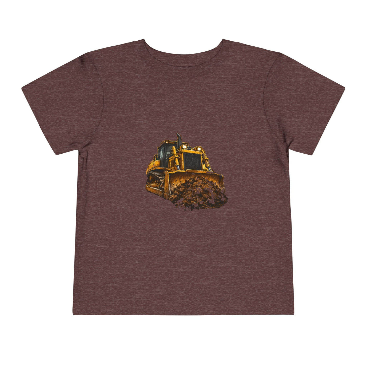 Toddler Bulldozer Tee - Construction Truck Kids Shirt - Front Patch Kids Co.