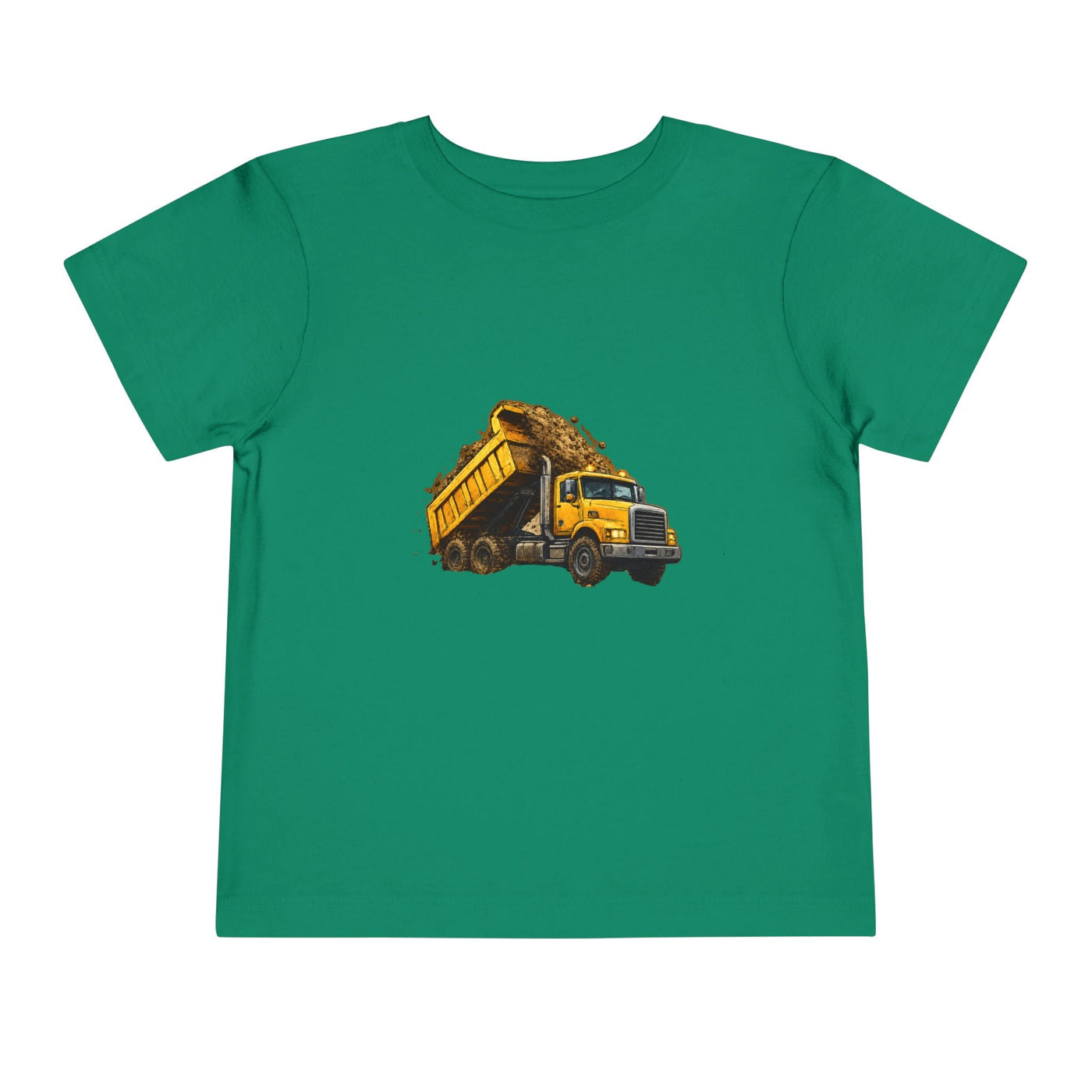 Toddler Dump Truck Tee – Construction Truck Shirt for Kids - Front Patch Kids Co.