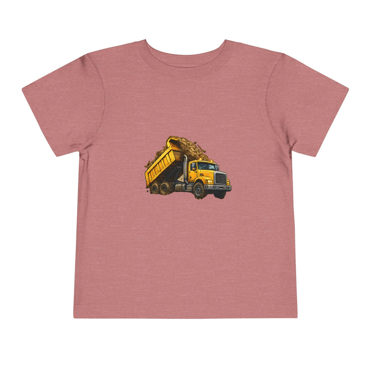 Toddler Dump Truck Tee – Construction Truck Shirt for Kids - Front Patch Kids Co.