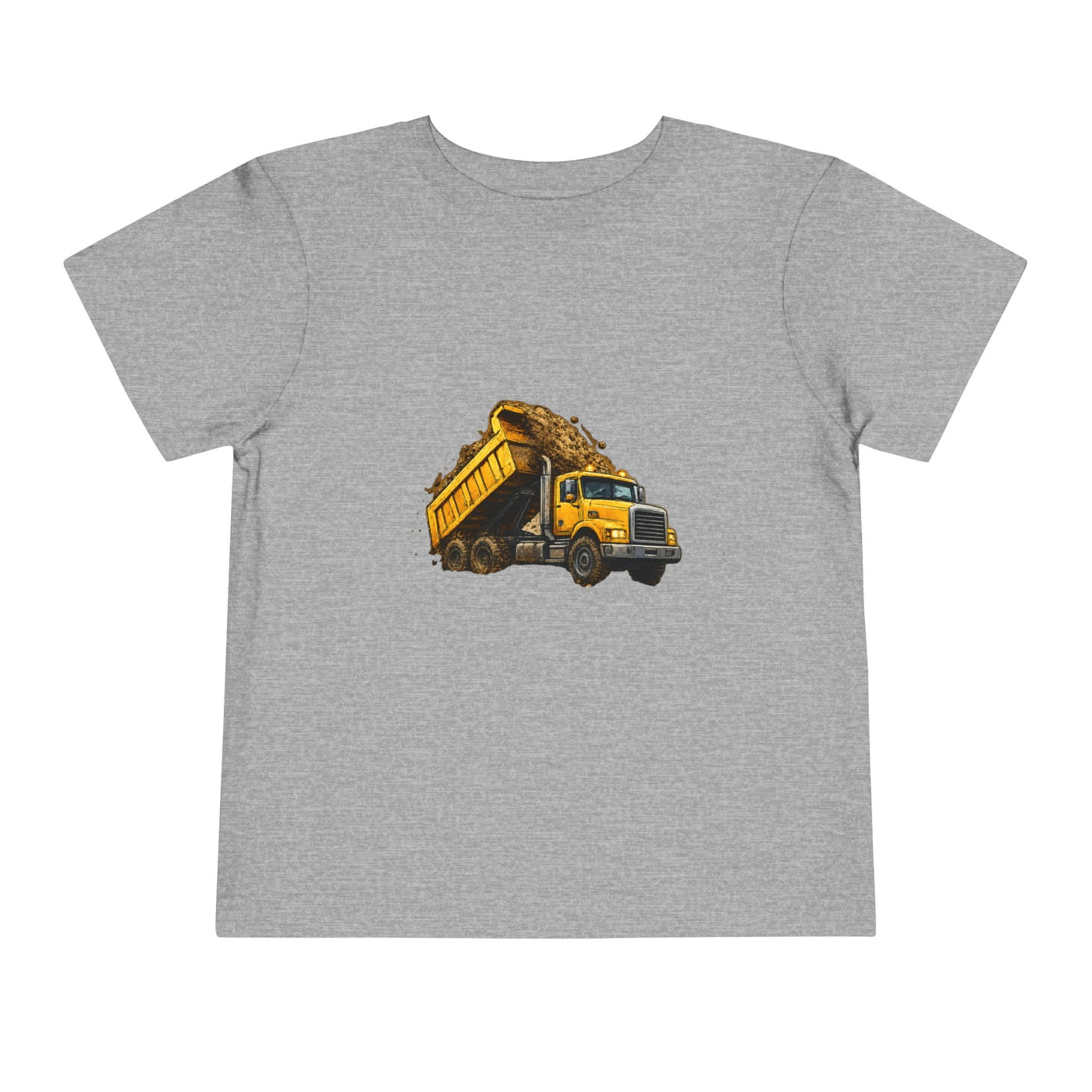 Toddler Dump Truck Tee – Construction Truck Shirt for Kids - Front Patch Kids Co.