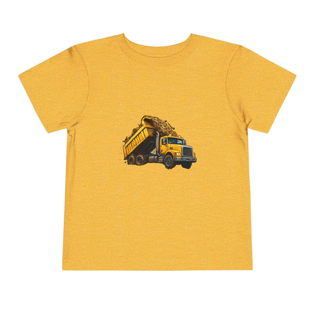 Toddler Dump Truck Tee – Construction Truck Shirt for Kids - Front Patch Kids Co.