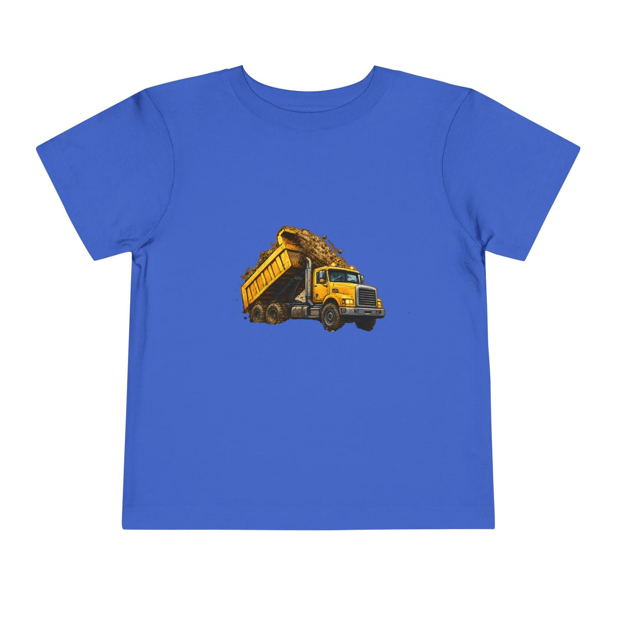 Toddler Dump Truck Tee – Construction Truck Shirt for Kids - Front Patch Kids Co.