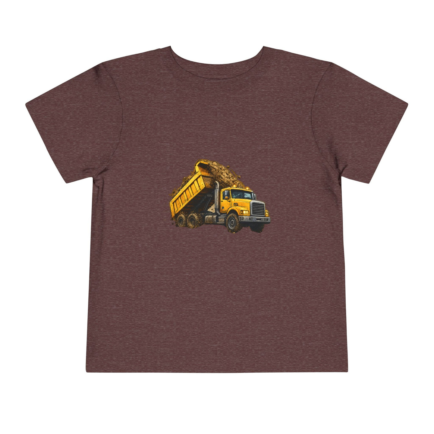 Toddler Dump Truck Tee – Construction Truck Shirt for Kids - Front Patch Kids Co.