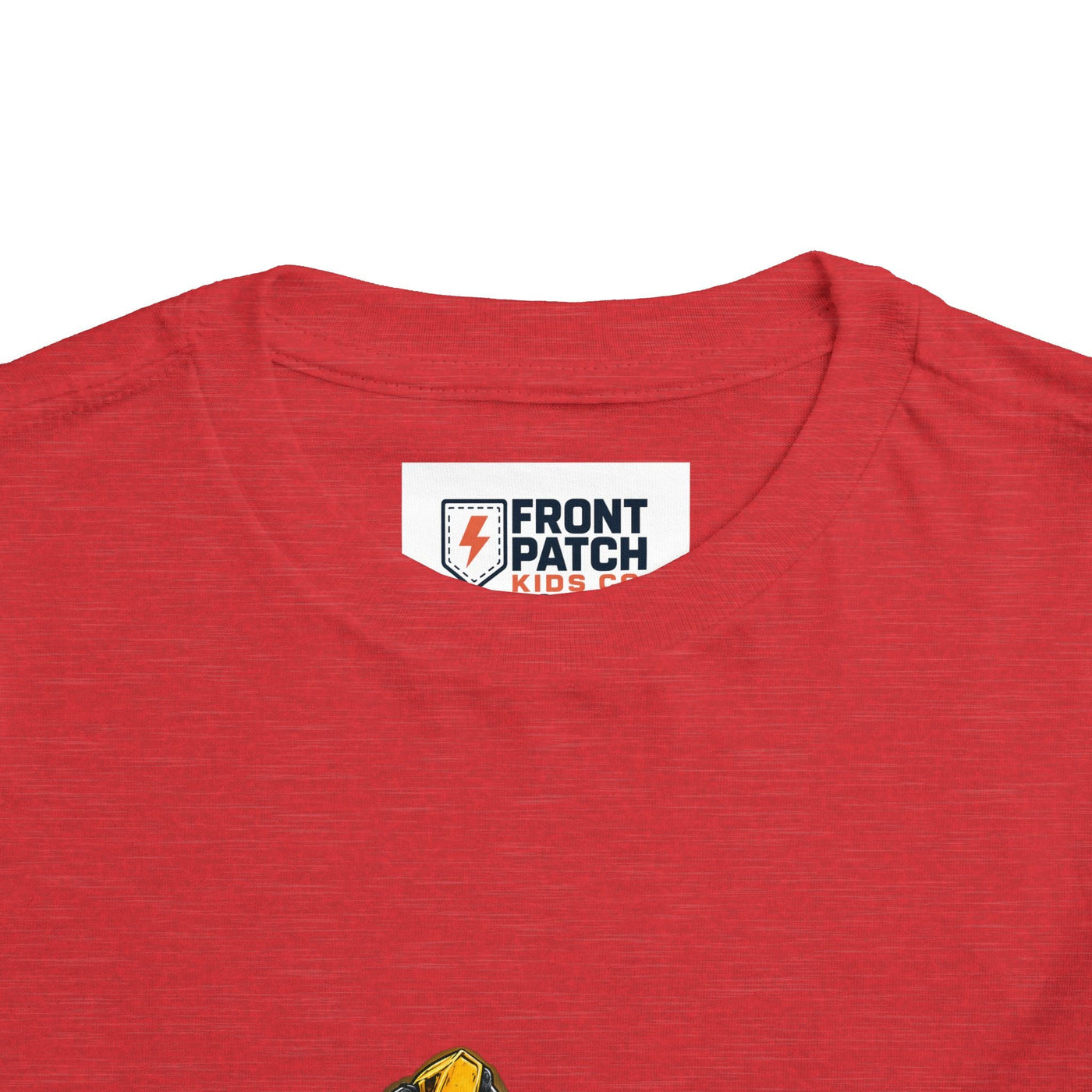 Toddler Excavator Tee — Yellow Digging Construction Truck Shirt - Front Patch Kids Co.