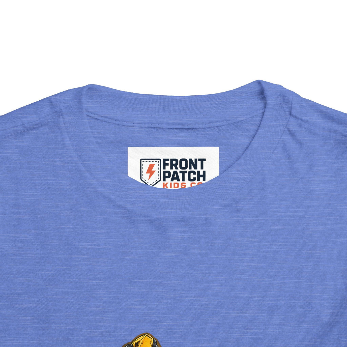 Toddler Excavator Tee — Yellow Digging Construction Truck Shirt - Front Patch Kids Co.