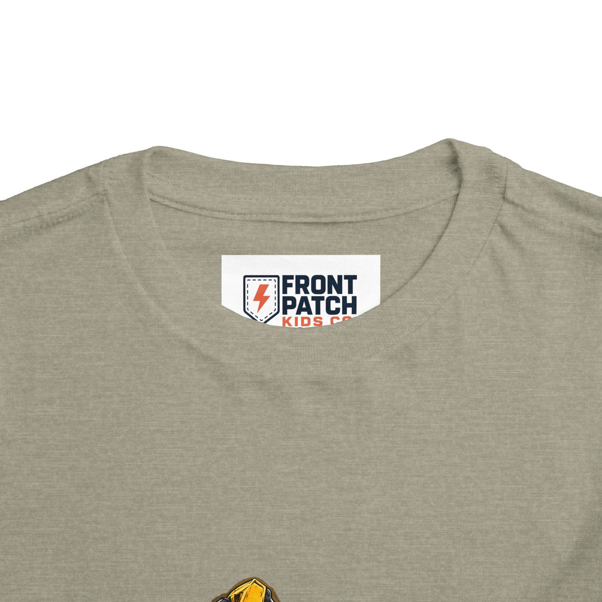 Toddler Excavator Tee — Yellow Digging Construction Truck Shirt - Front Patch Kids Co.
