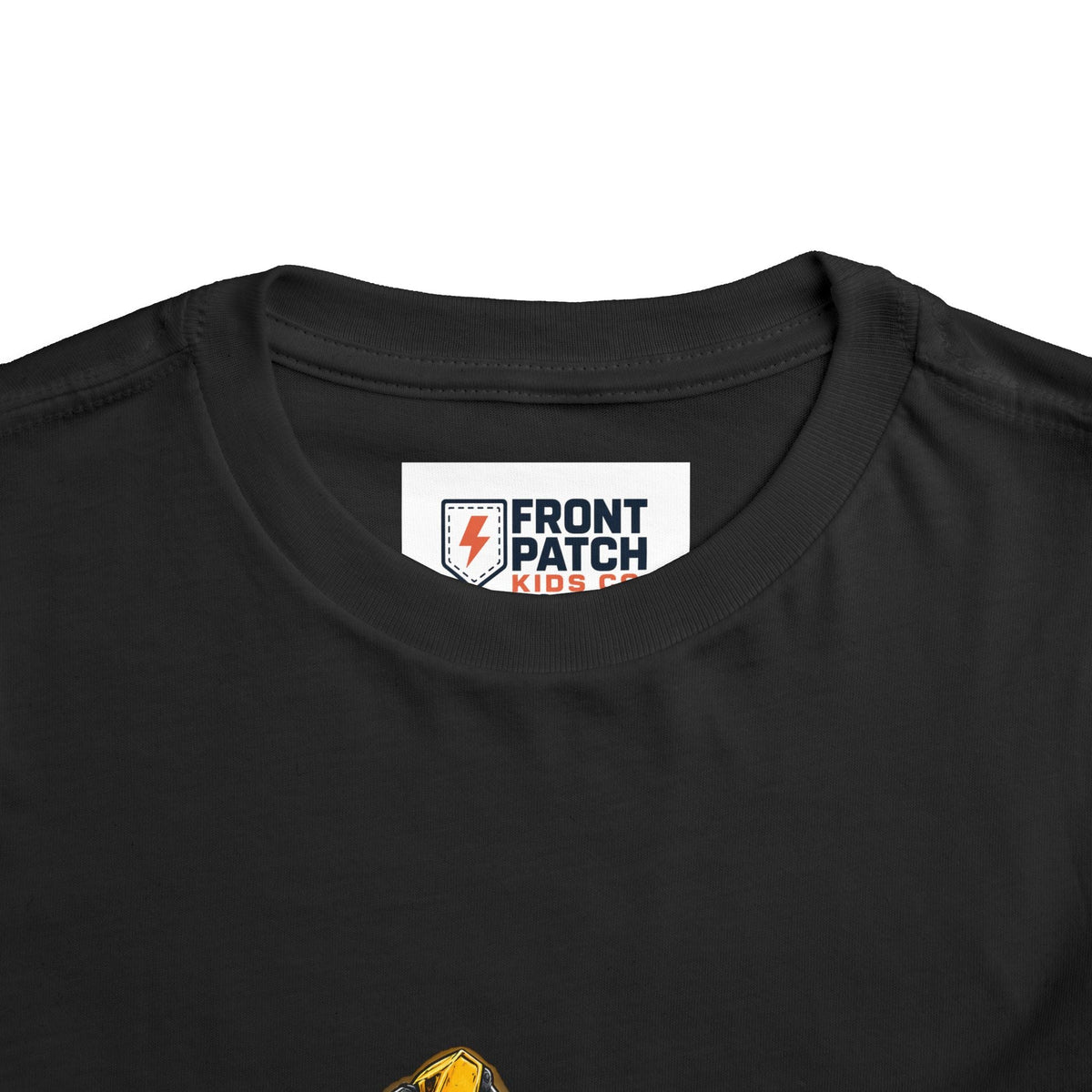 Toddler Excavator Tee — Yellow Digging Construction Truck Shirt - Front Patch Kids Co.