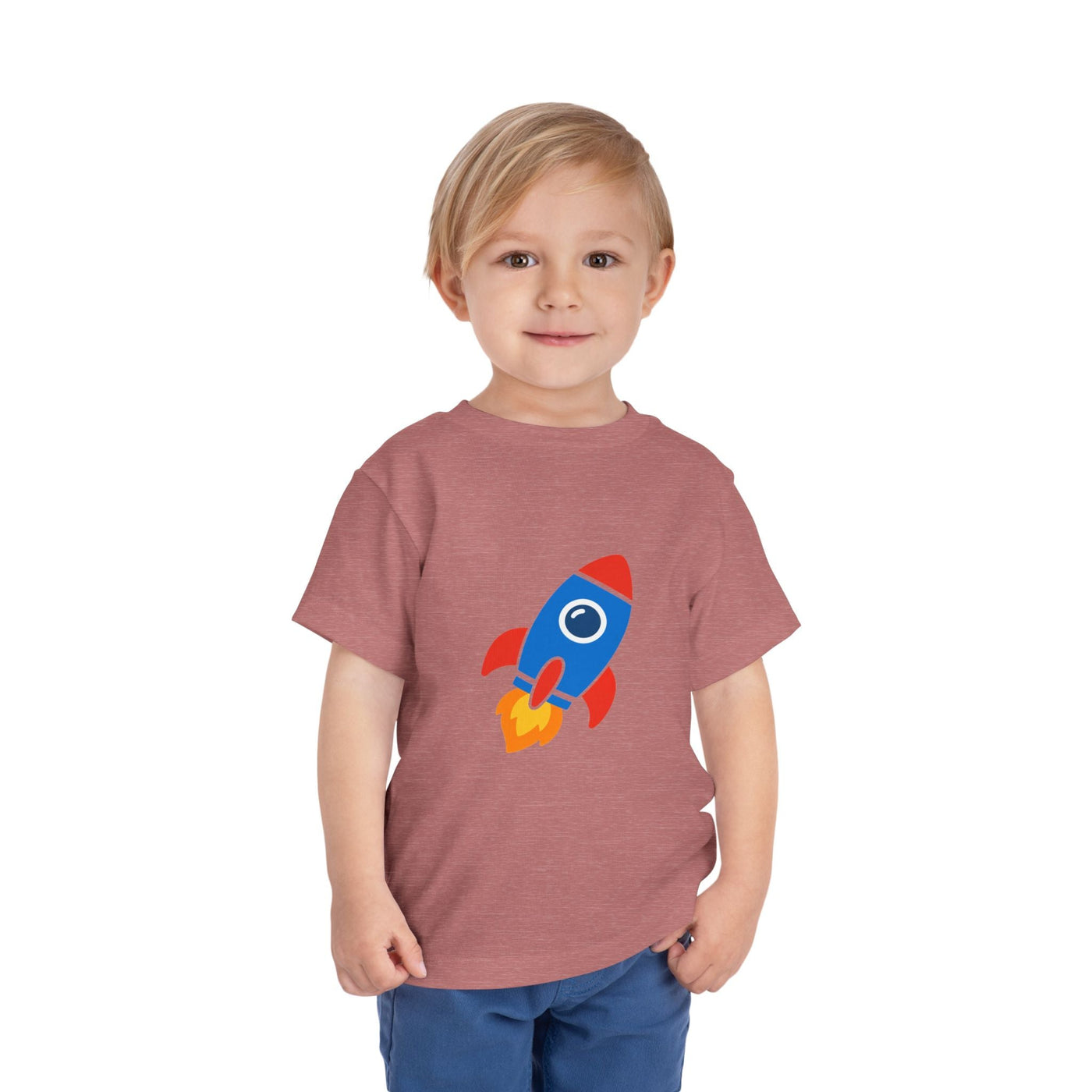 Toddler Rocket Tee — Cute Kids Space Shirt - Front Patch Kids Co.