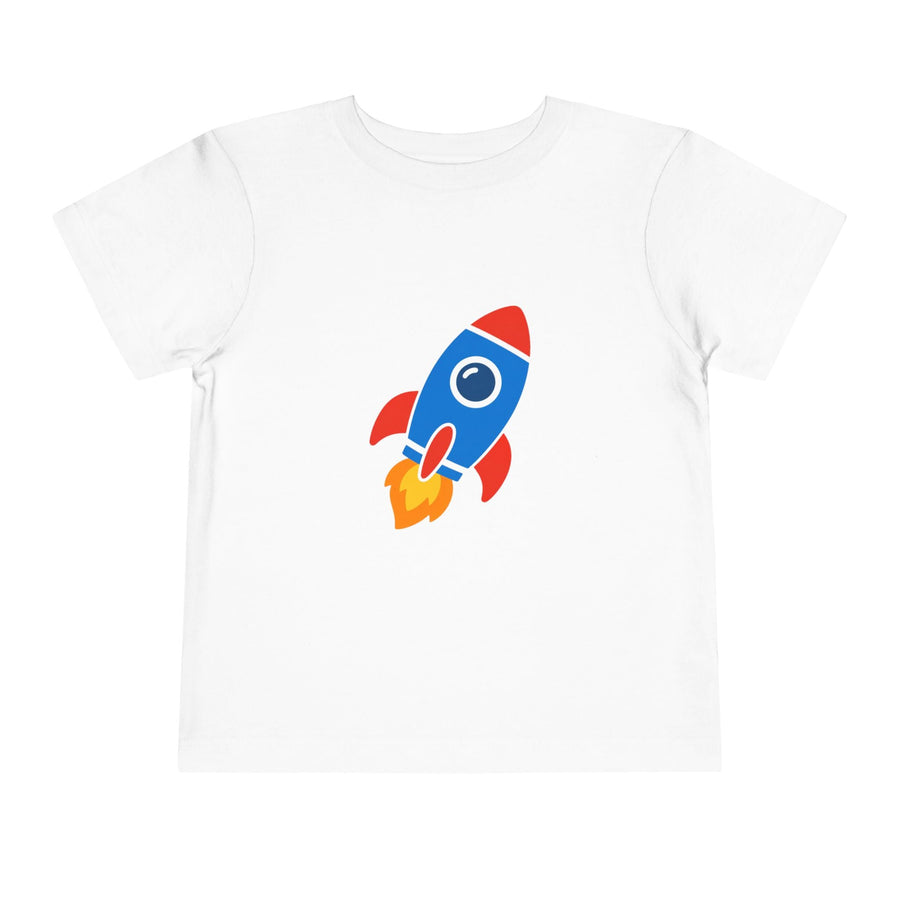 Toddler Rocket Tee — Cute Kids Space Shirt - Front Patch Kids Co.