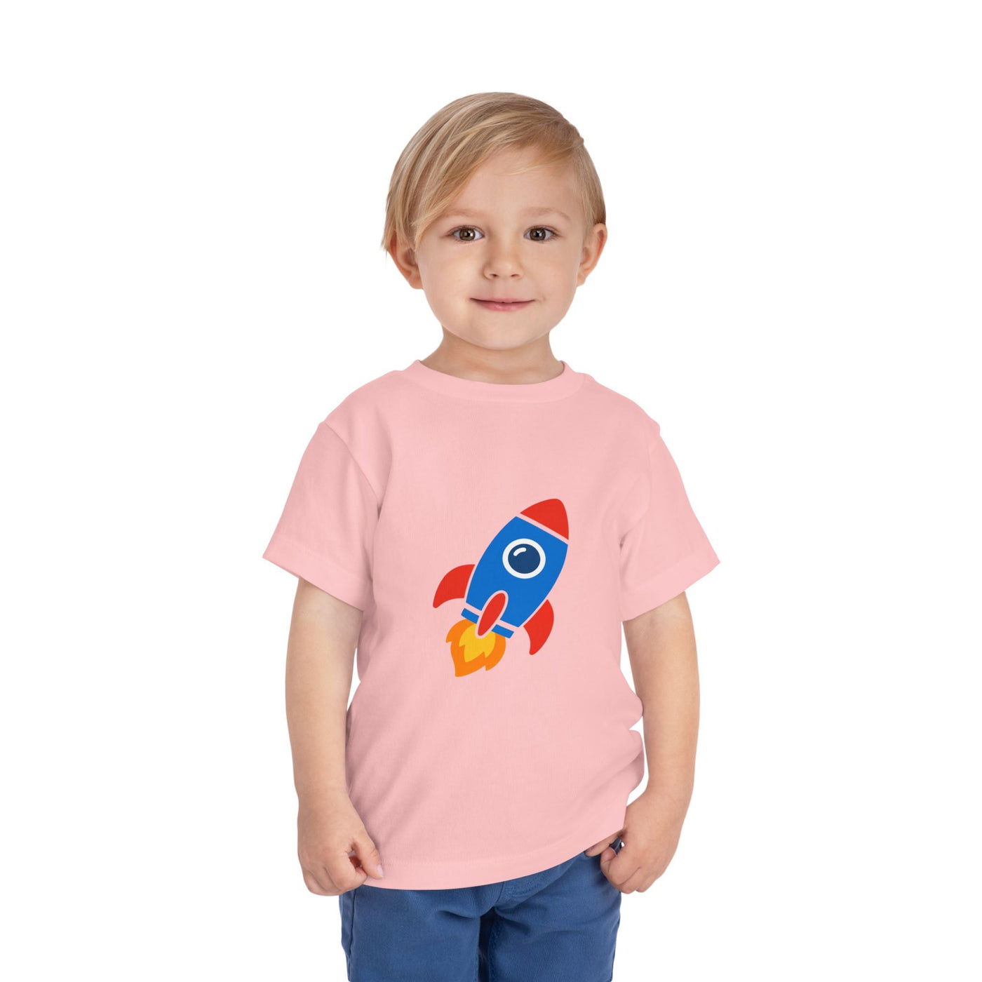 Toddler Rocket Tee — Cute Kids Space Shirt - Front Patch Kids Co.