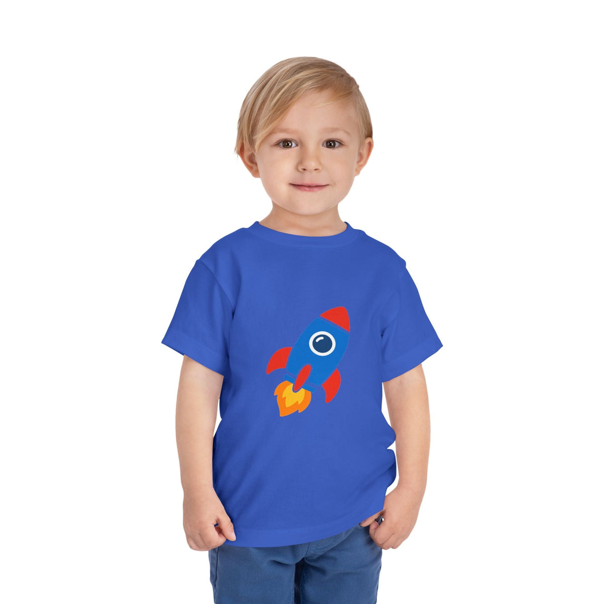 Toddler Rocket Tee — Cute Kids Space Shirt - Front Patch Kids Co.