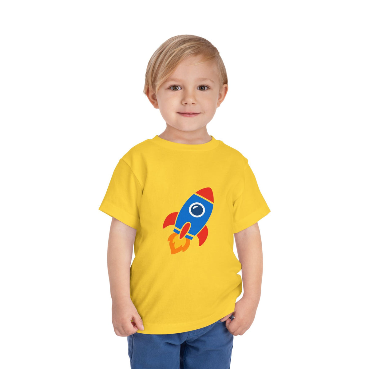 Toddler Rocket Tee — Cute Kids Space Shirt - Front Patch Kids Co.