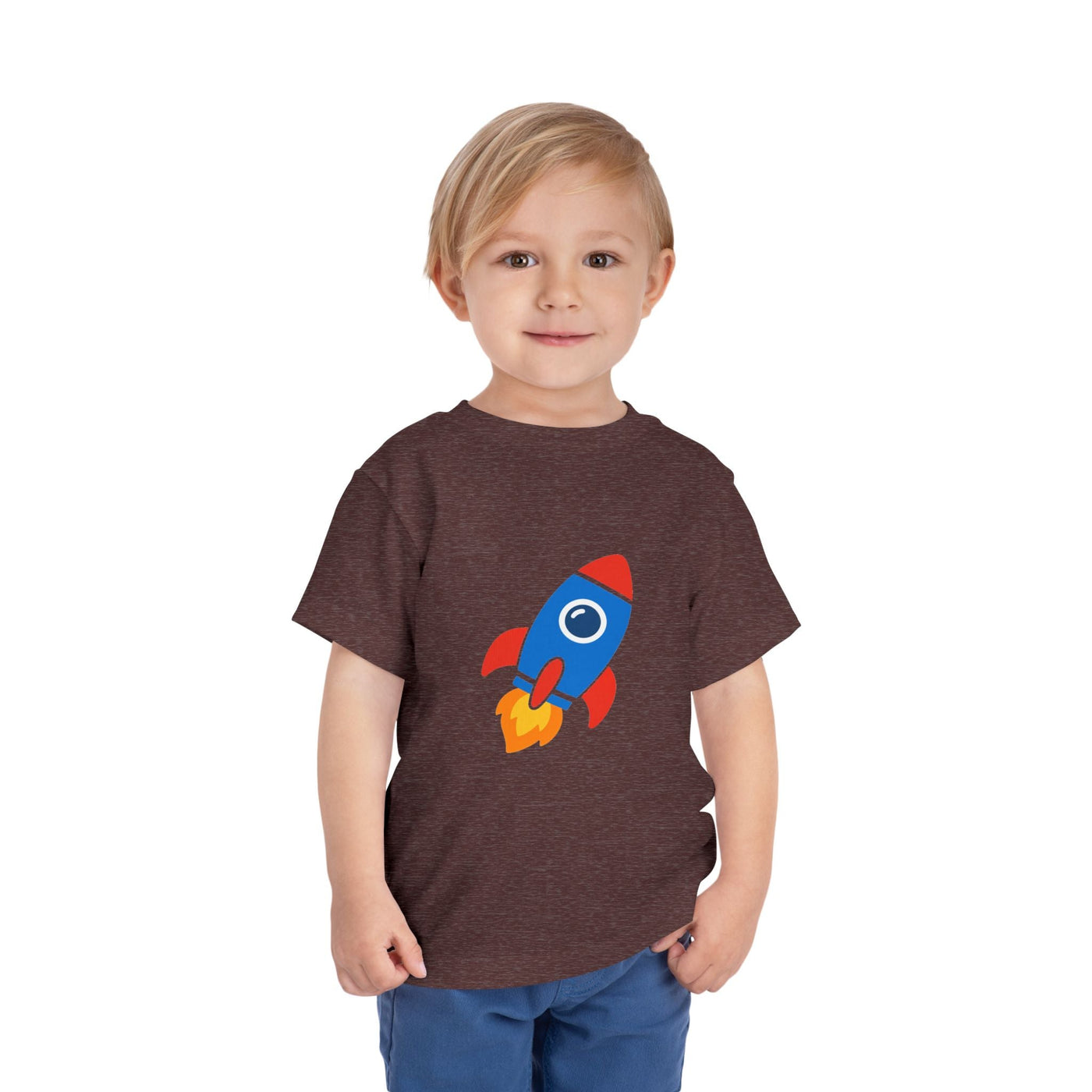 Toddler Rocket Tee — Cute Kids Space Shirt - Front Patch Kids Co.