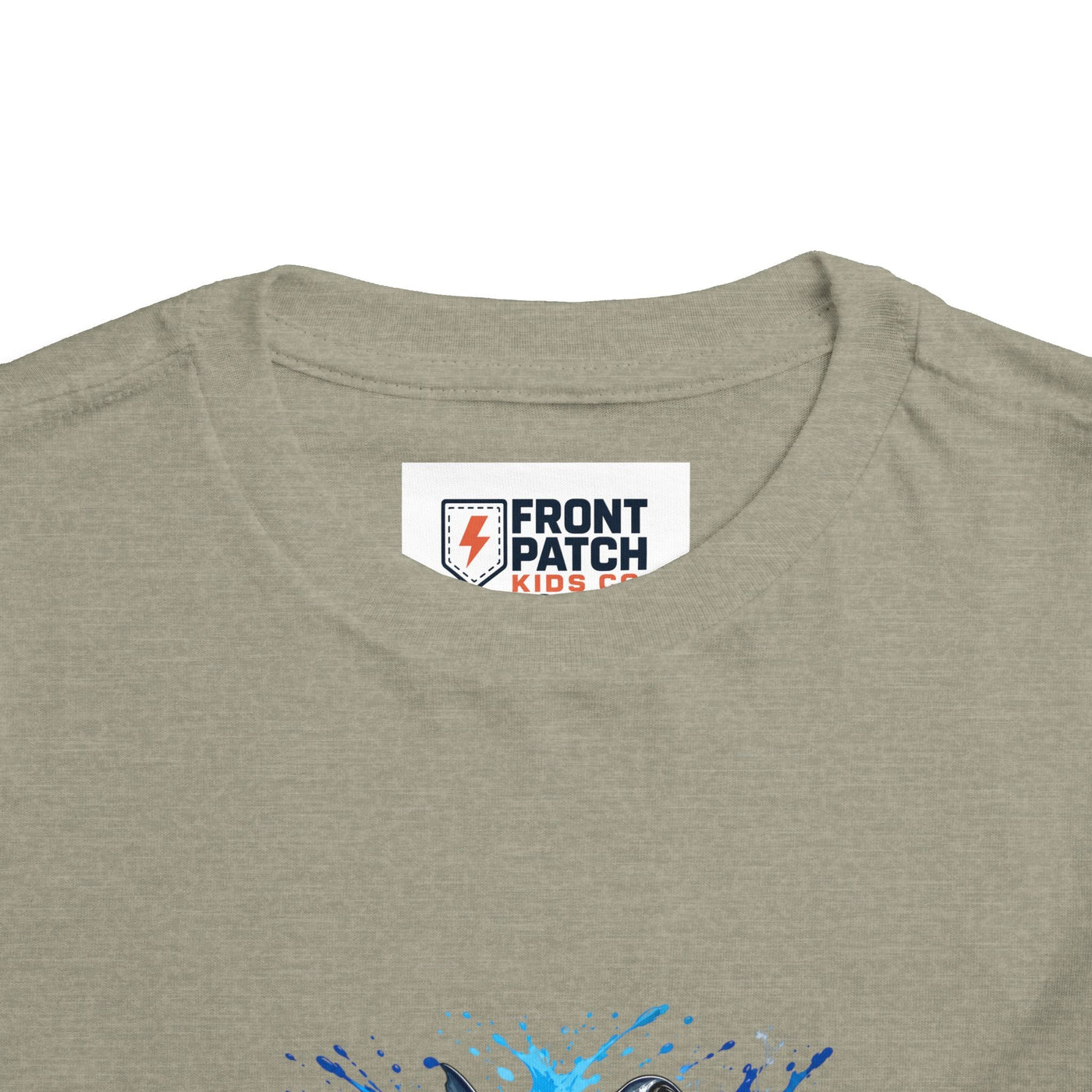 Toddler Shark T-Shirt – Playful Hammerhead Splash Tee for Kids - Front Patch Kids Co.