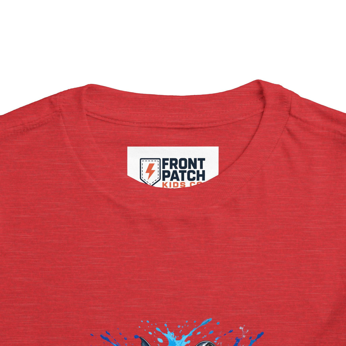 Toddler Shark T-Shirt – Playful Hammerhead Splash Tee for Kids - Front Patch Kids Co.