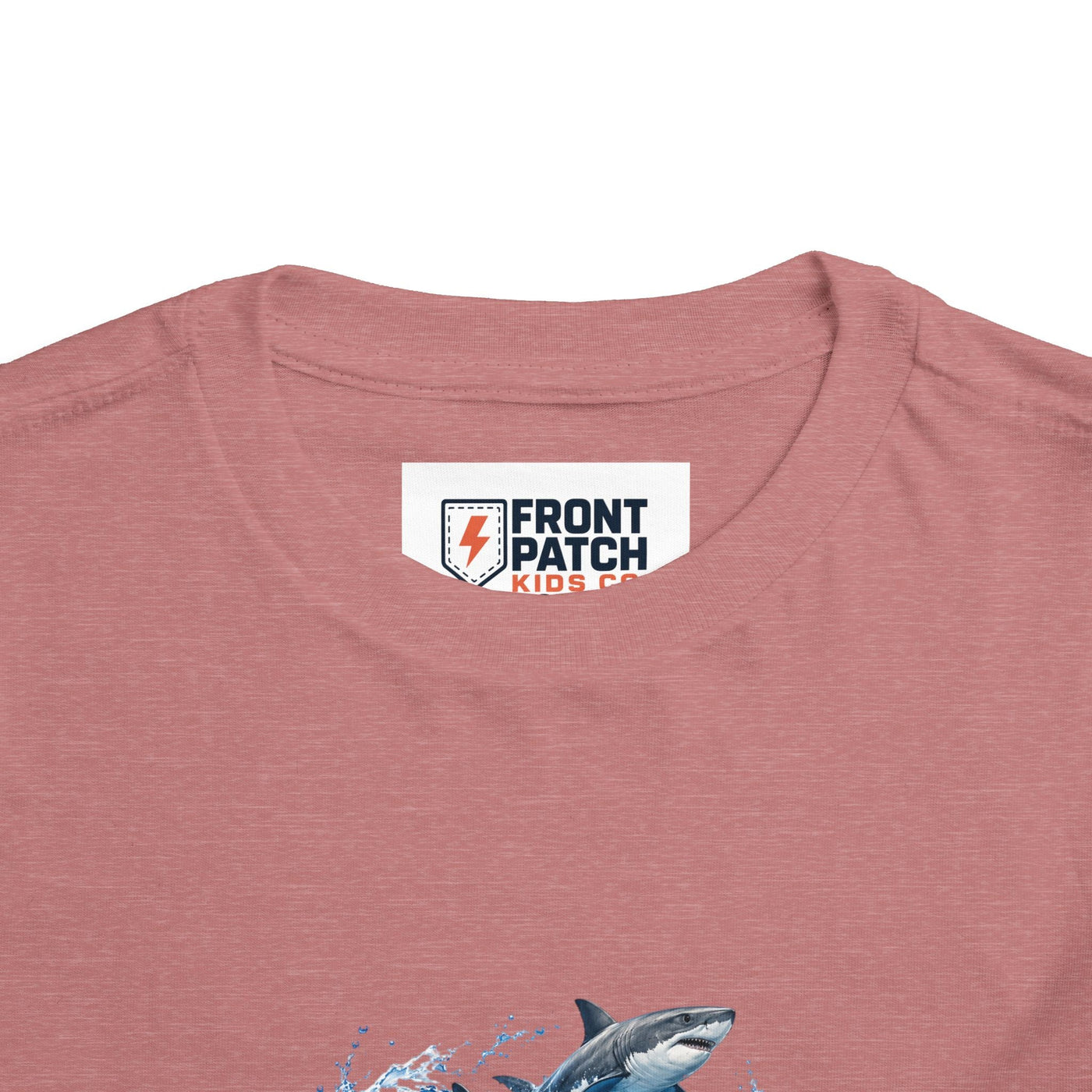 Toddler Shark Tee — Playful Ocean Sharks Graphic Shirt - Front Patch Kids Co.