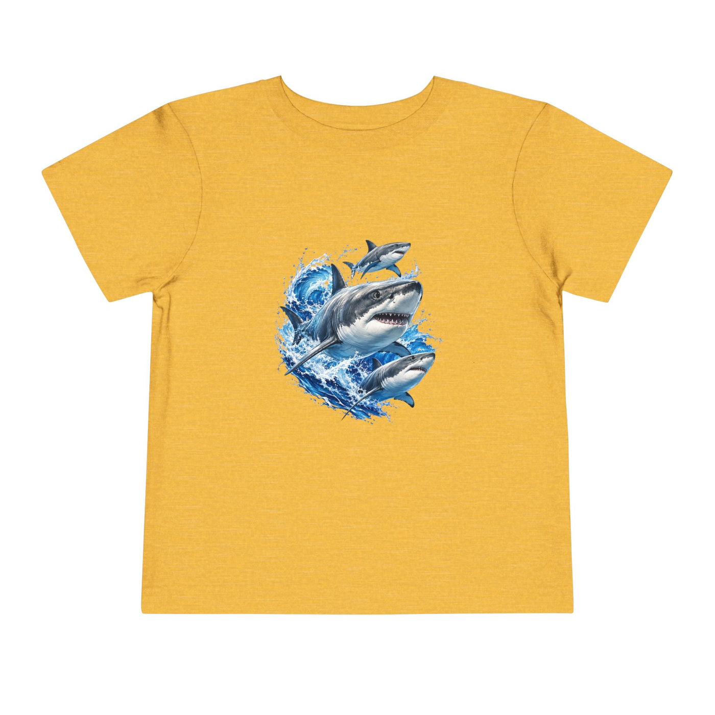 Toddler Shark Tee — Playful Ocean Sharks Graphic Shirt - Front Patch Kids Co.