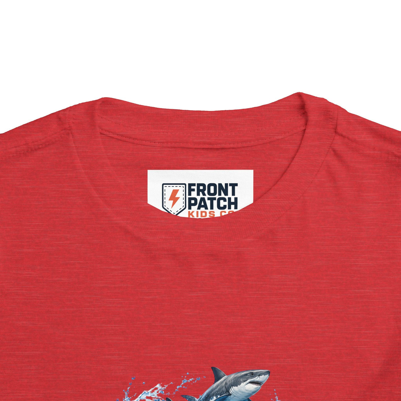 Toddler Shark Tee — Playful Ocean Sharks Graphic Shirt - Front Patch Kids Co.
