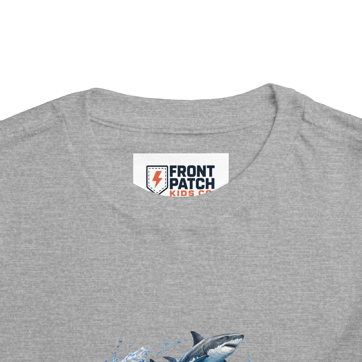 Toddler Shark Tee — Playful Ocean Sharks Graphic Shirt - Front Patch Kids Co.