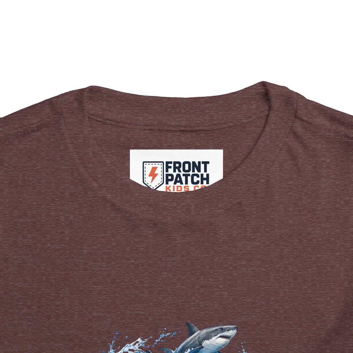 Toddler Shark Tee — Playful Ocean Sharks Graphic Shirt - Front Patch Kids Co.