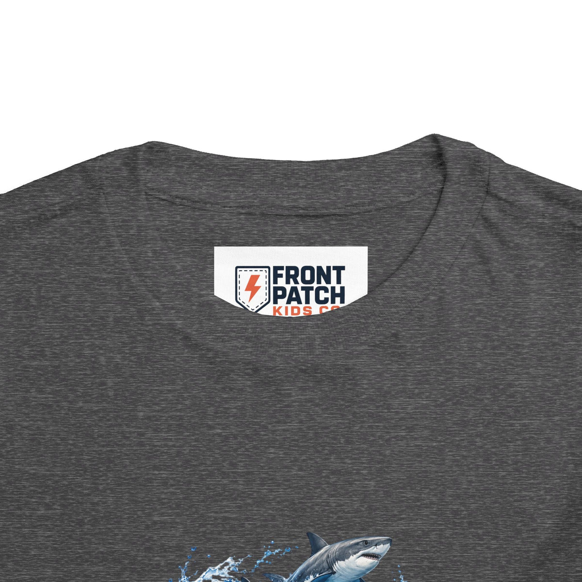 Toddler Shark Tee — Playful Ocean Sharks Graphic Shirt - Front Patch Kids Co.