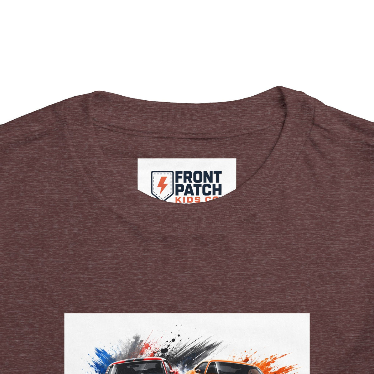 Toddler Tee — Classic Muscle Cars Race Graphic - Front Patch Kids Co.