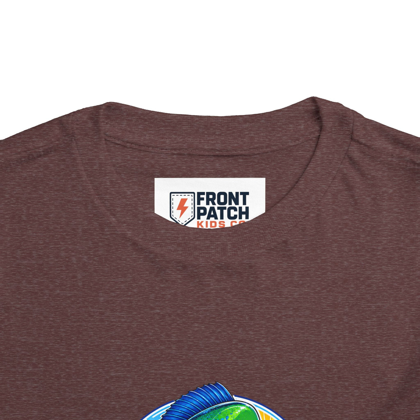 Toddler Tee — Colorful Mahi Mahi Fish Surf Ocean Graphic - Front Patch Kids Co.