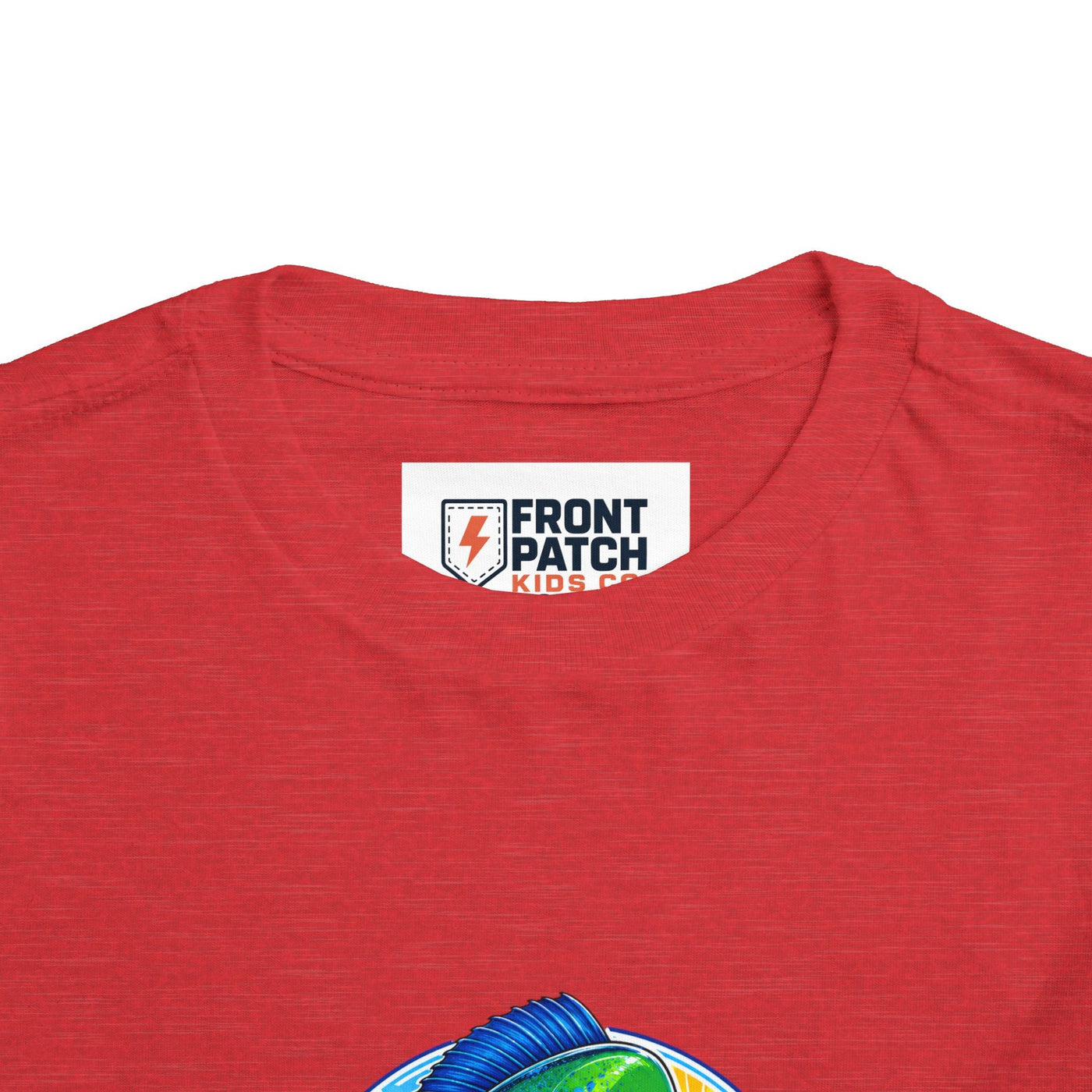 Toddler Tee — Colorful Mahi Mahi Fish Surf Ocean Graphic - Front Patch Kids Co.