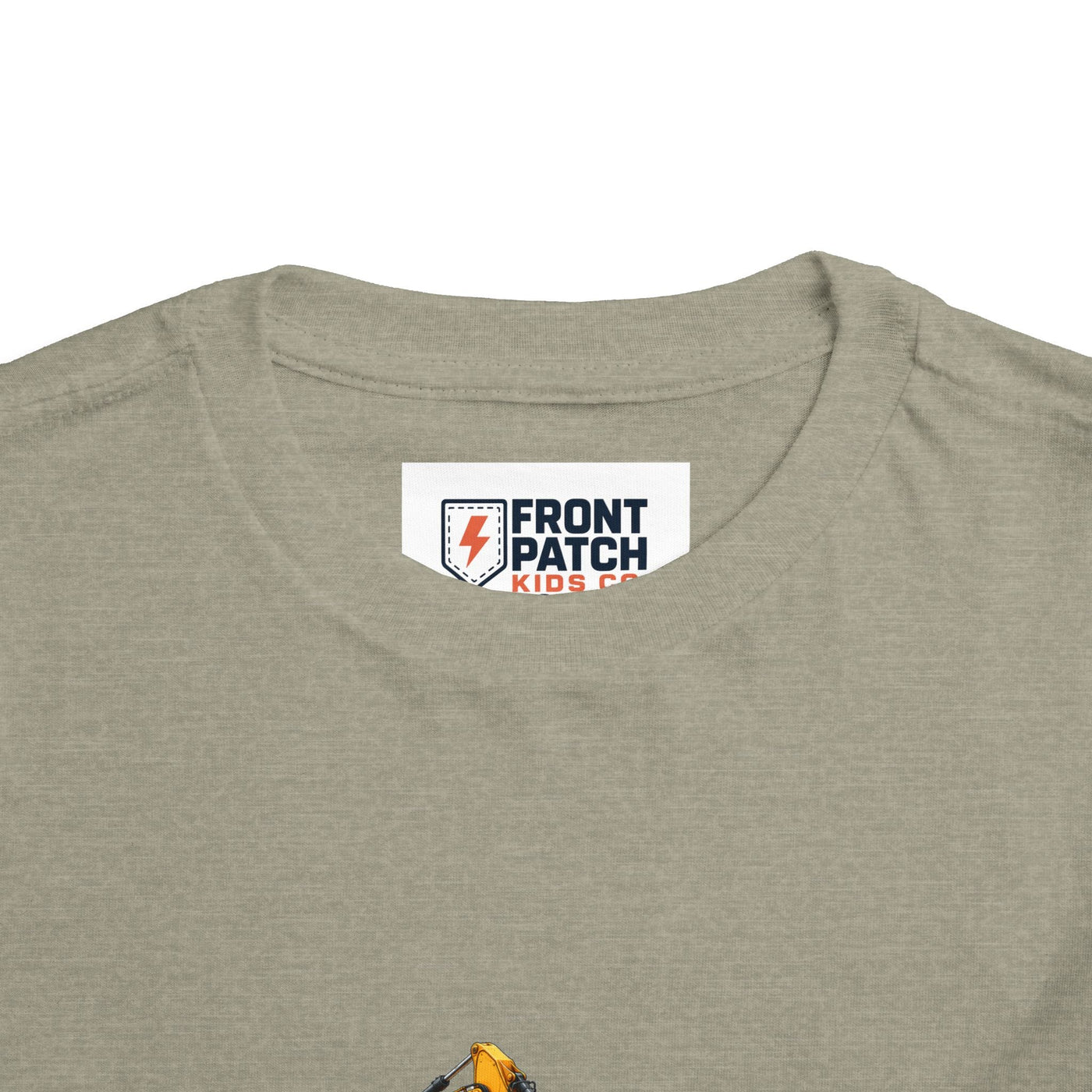 Toddler Tee — Construction Trucks Excavator & Dump Truck Graphic - Front Patch Kids Co.