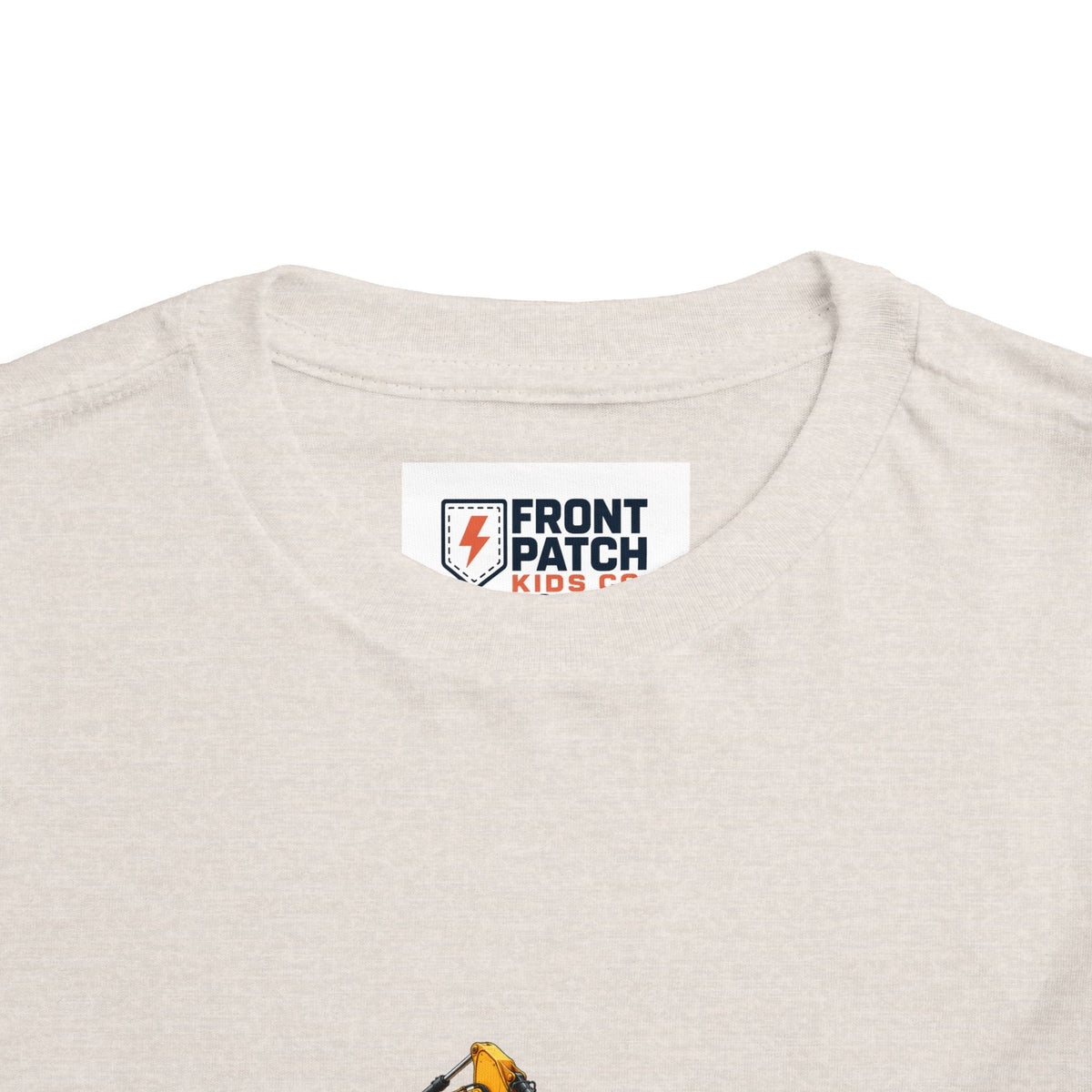 Toddler Tee — Construction Trucks Excavator & Dump Truck Graphic - Front Patch Kids Co.