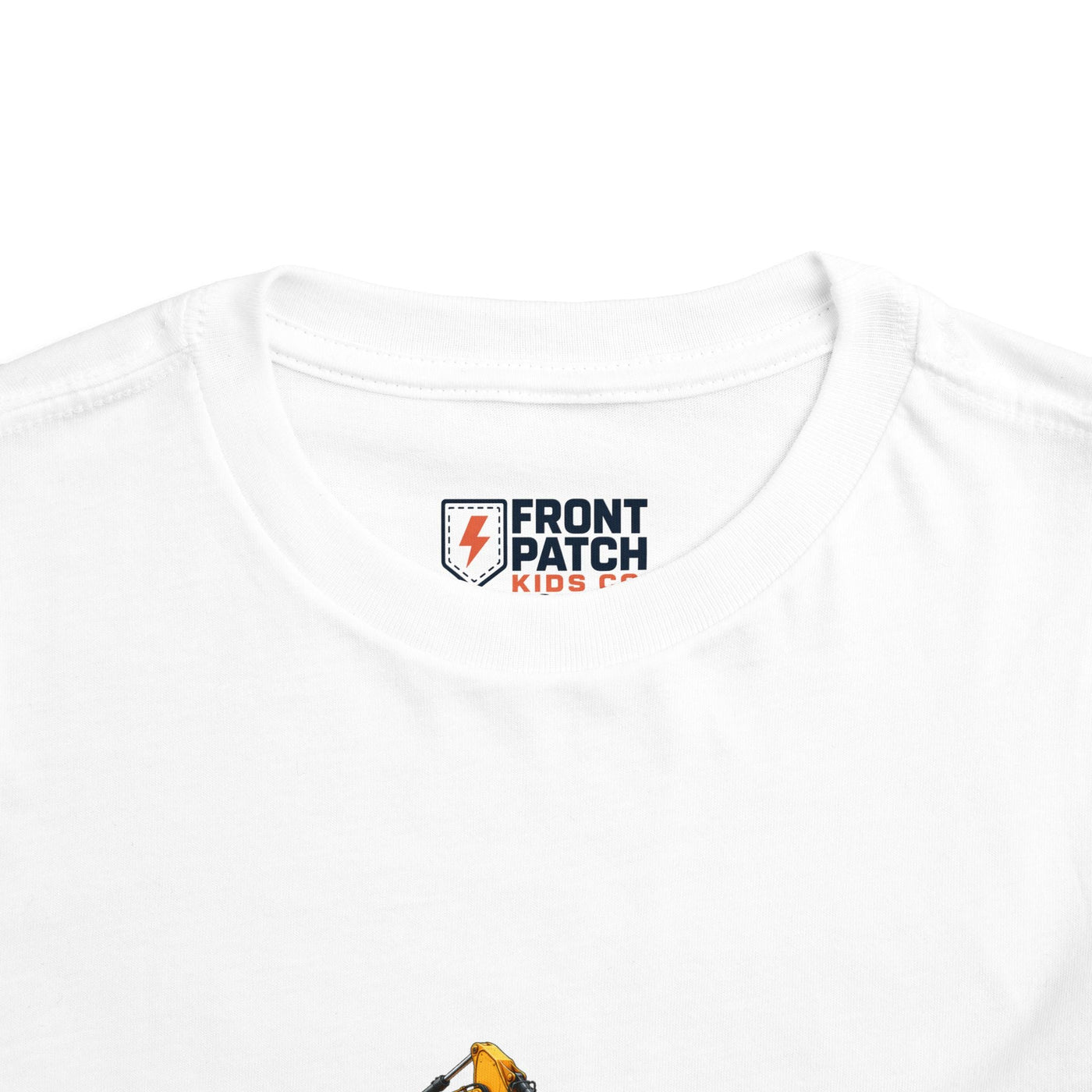 Toddler Tee — Construction Trucks Excavator & Dump Truck Graphic - Front Patch Kids Co.