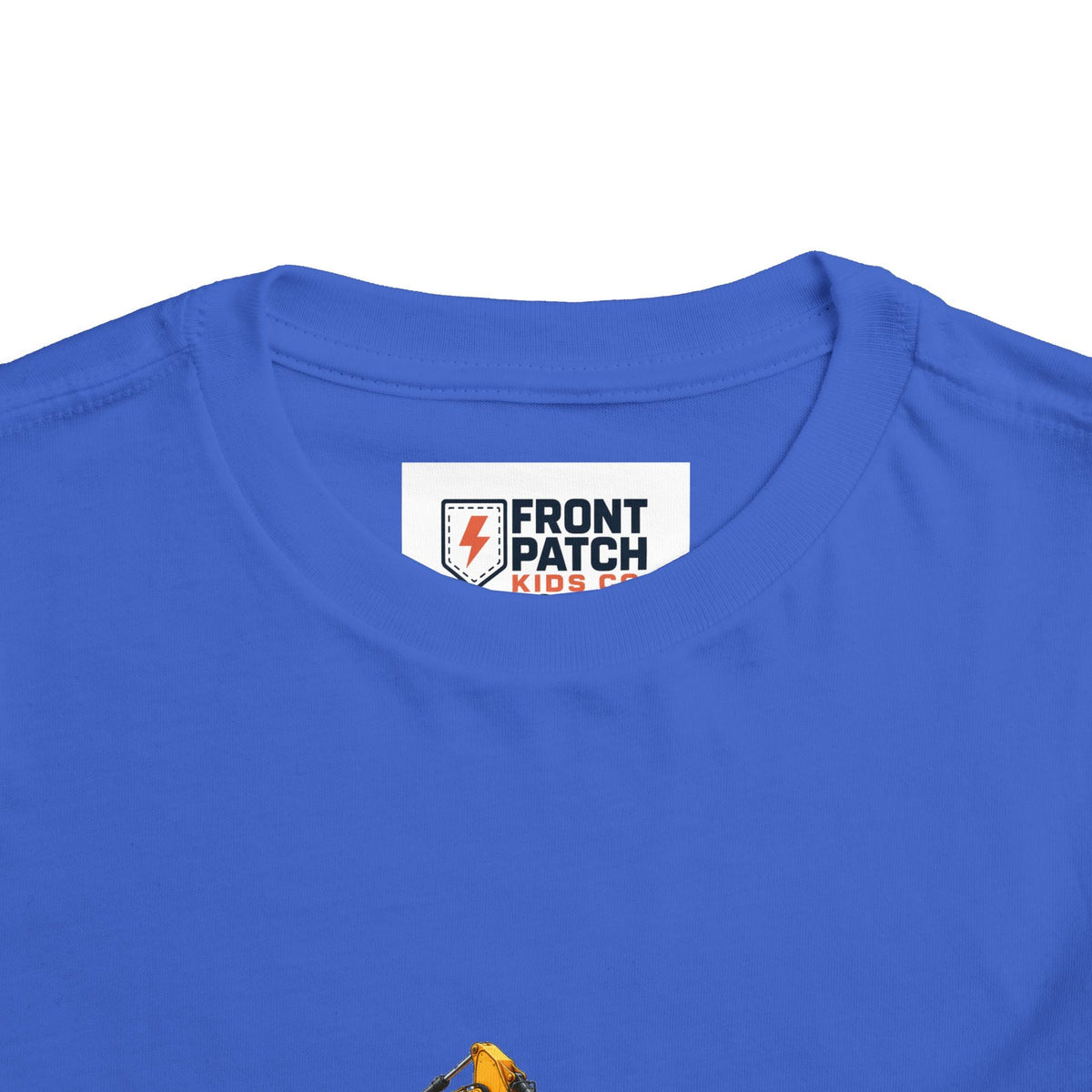 Toddler Tee — Construction Trucks Excavator & Dump Truck Graphic - Front Patch Kids Co.