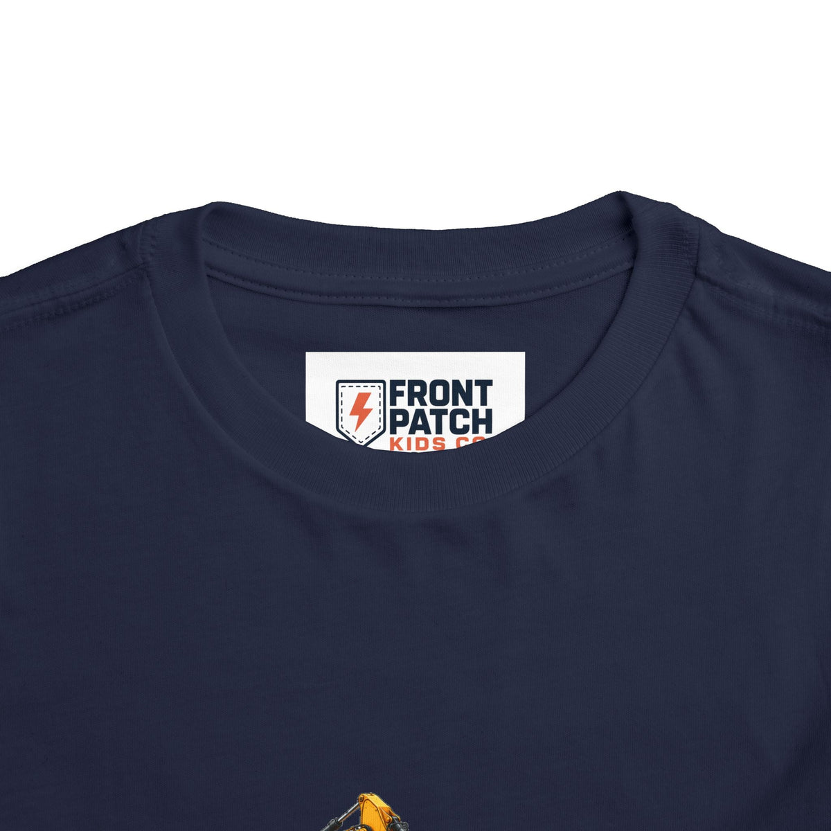 Toddler Tee — Construction Trucks Excavator & Dump Truck Graphic - Front Patch Kids Co.