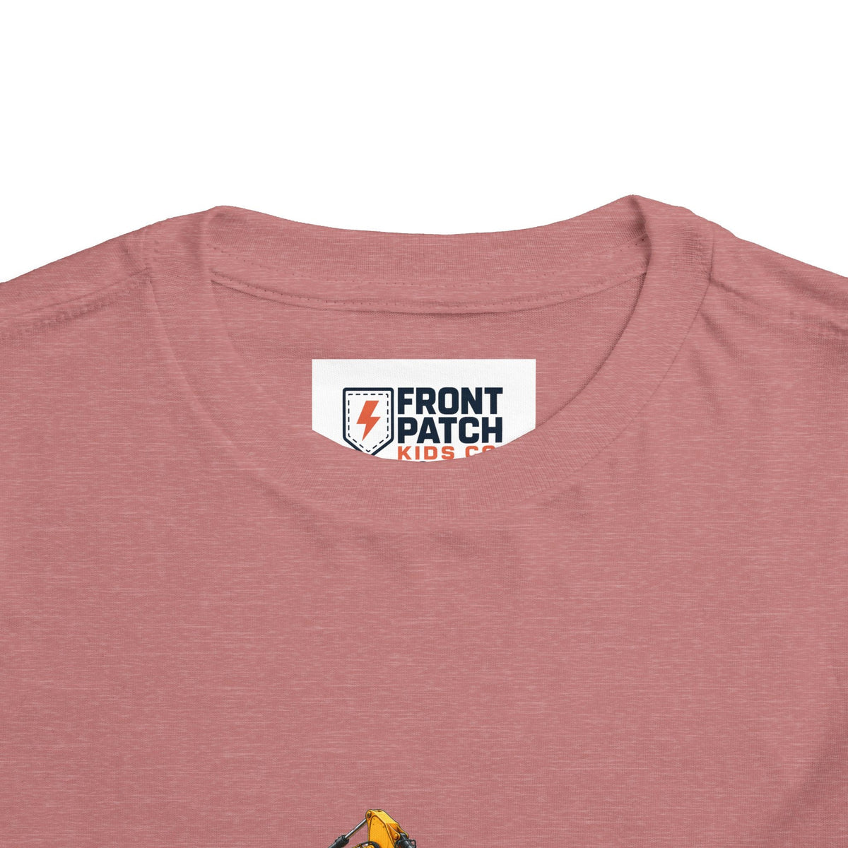 Toddler Tee — Construction Trucks Excavator & Dump Truck Graphic - Front Patch Kids Co.