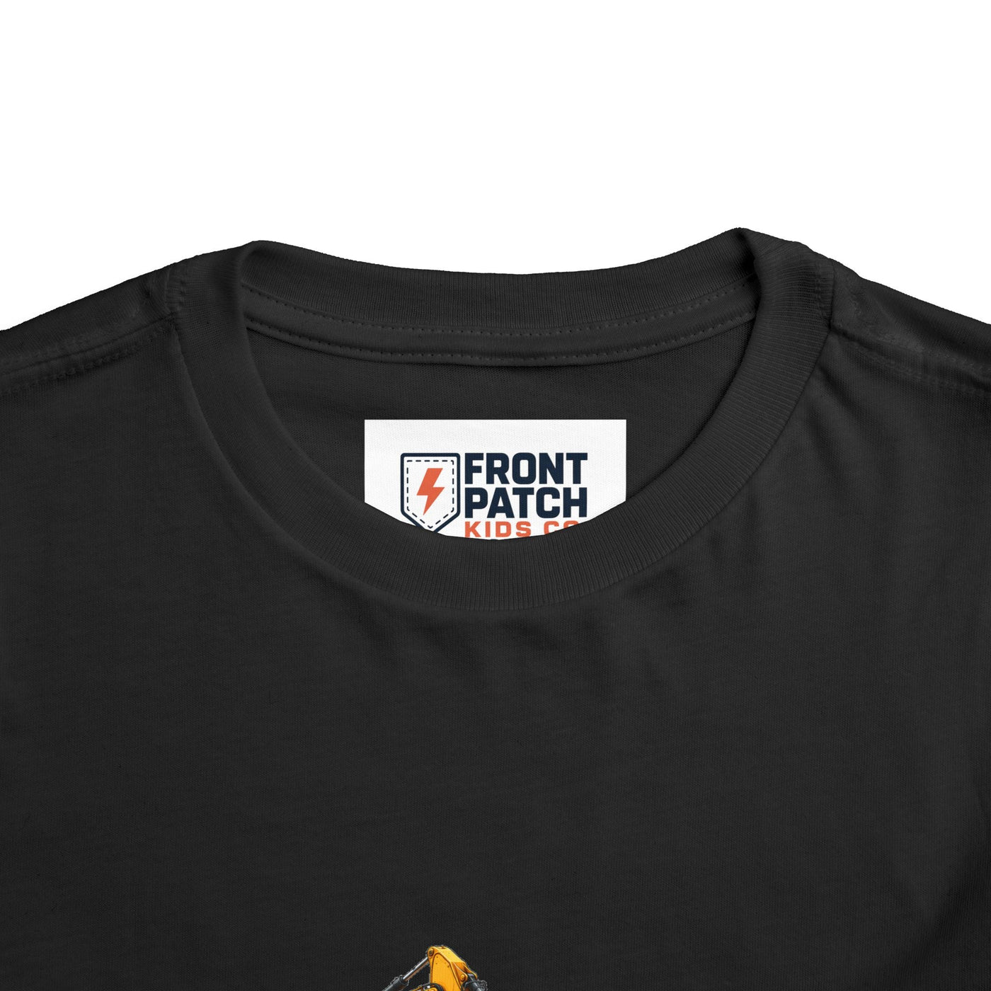 Toddler Tee — Construction Trucks Excavator & Dump Truck Graphic - Front Patch Kids Co.