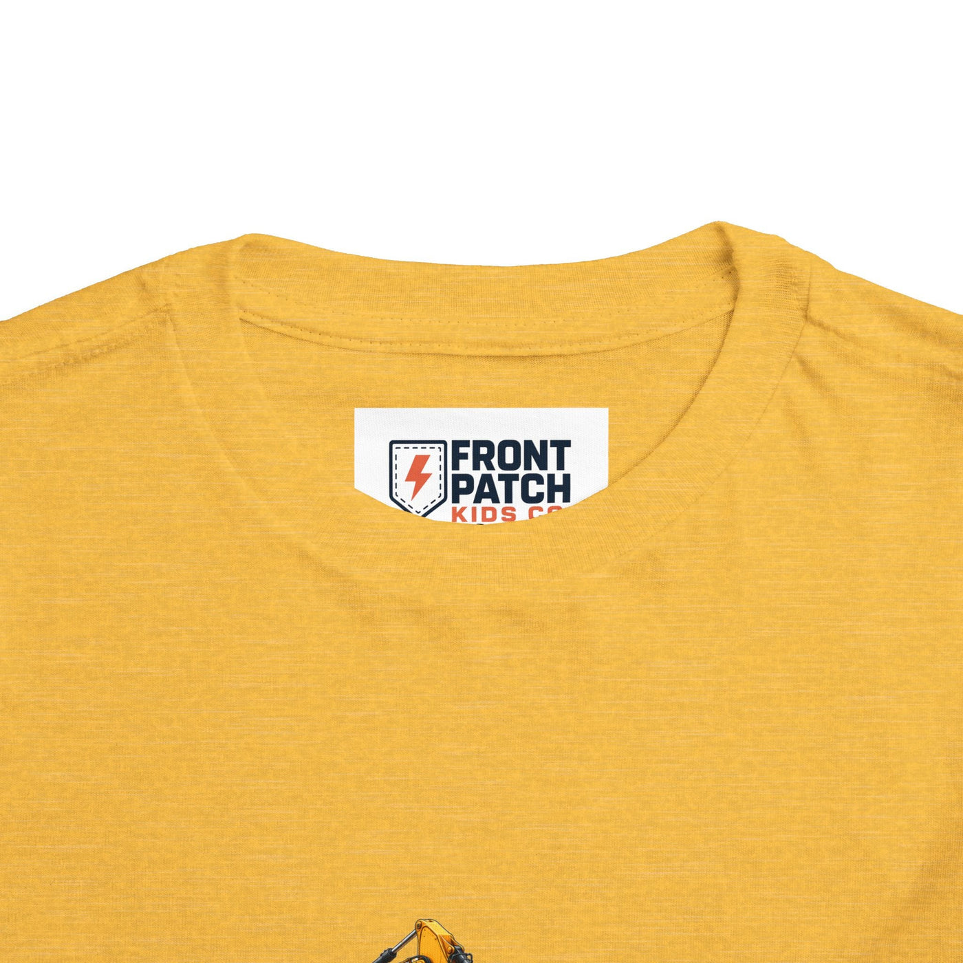 Toddler Tee — Construction Trucks Excavator & Dump Truck Graphic - Front Patch Kids Co.