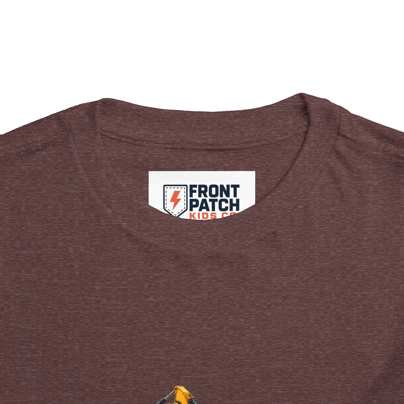 Toddler Tee — Construction Trucks Excavator & Dump Truck Graphic - Front Patch Kids Co.