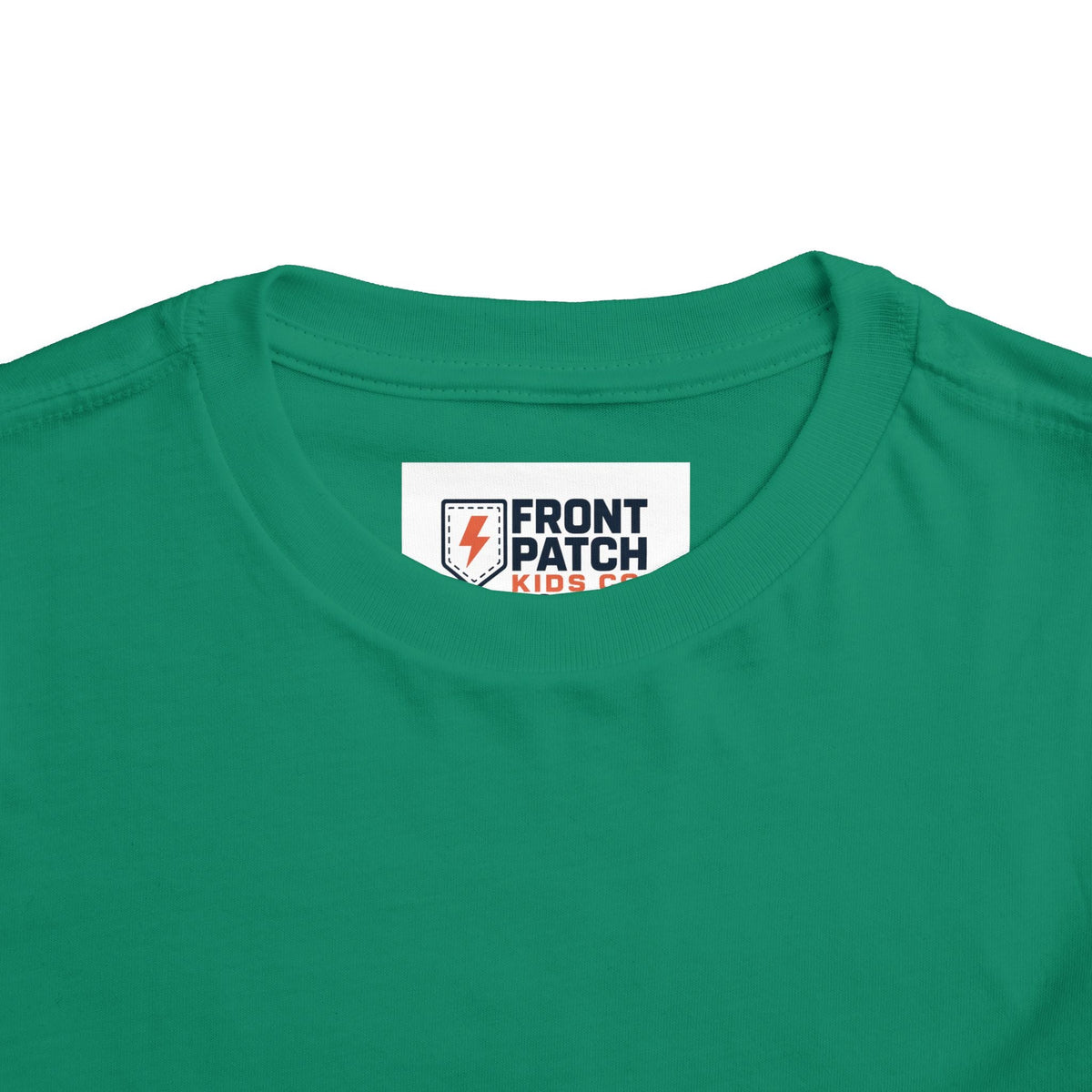 Toddler Tee — Cute Green Cartoon Car Graphic - Front Patch Kids Co.