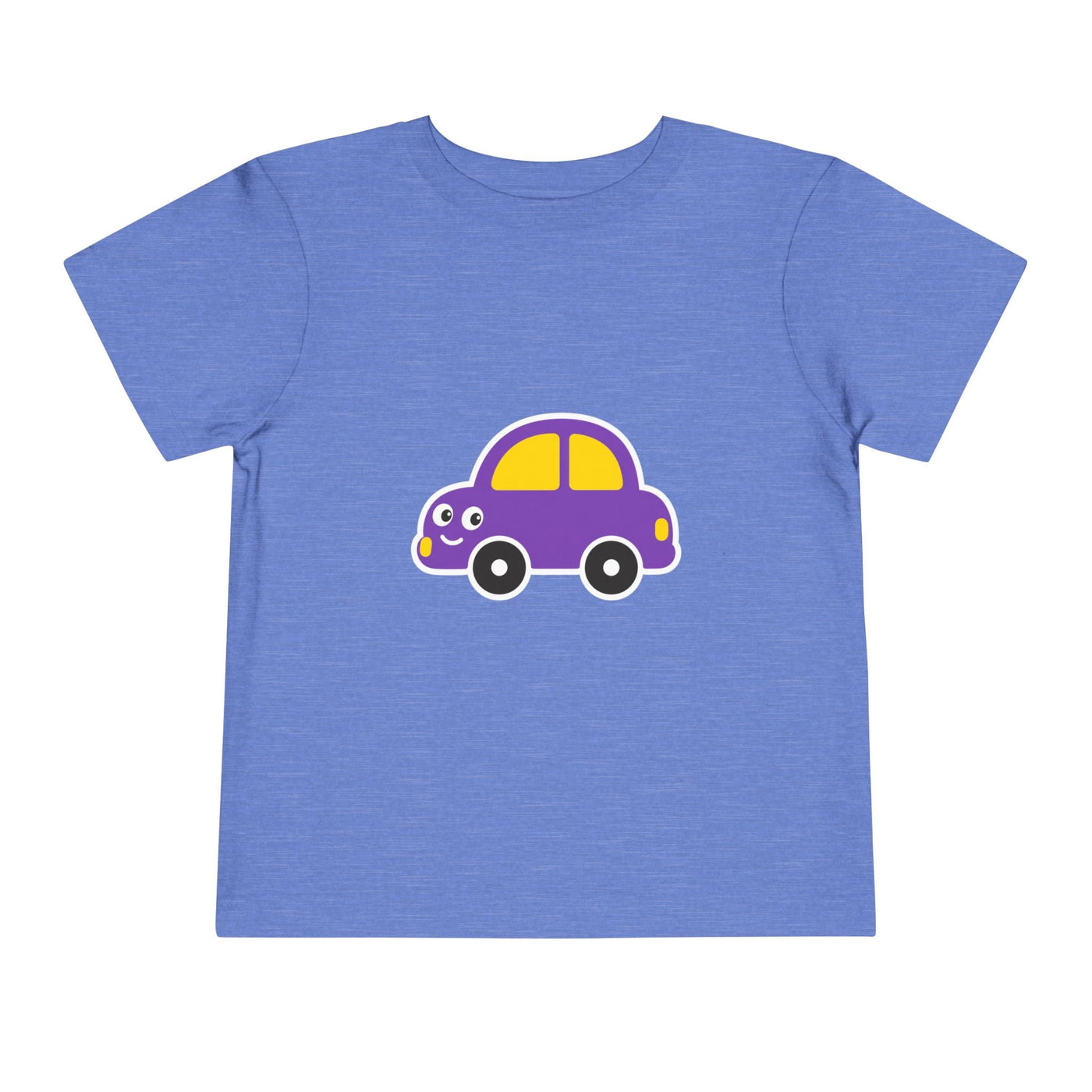 Toddler Tee — Cute Purple Cartoon Car Shirt for Kids - Front Patch Kids Co.