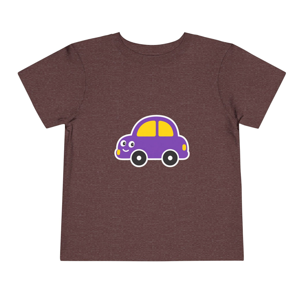 Toddler Tee — Cute Purple Cartoon Car Shirt for Kids - Front Patch Kids Co.