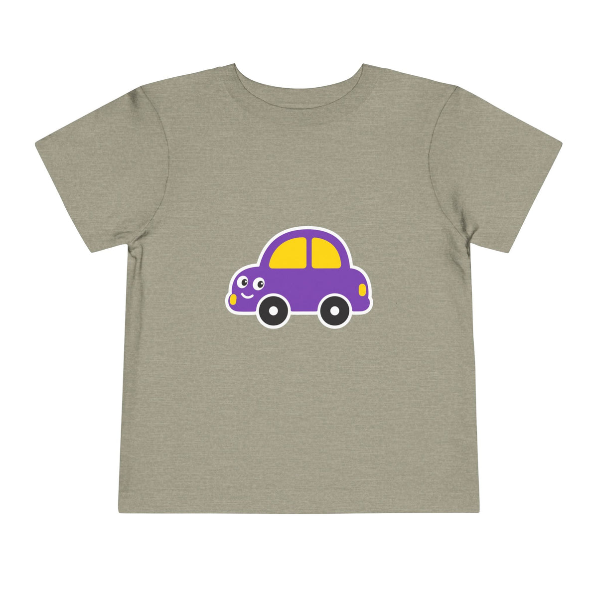 Toddler Tee — Cute Purple Cartoon Car Shirt for Kids - Front Patch Kids Co.