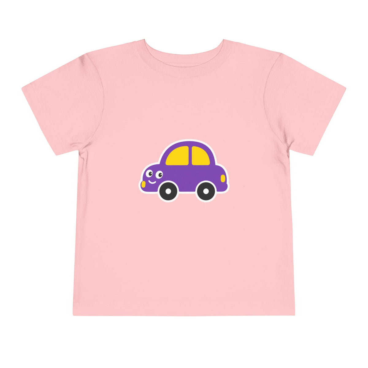 Toddler Tee — Cute Purple Cartoon Car Shirt for Kids - Front Patch Kids Co.